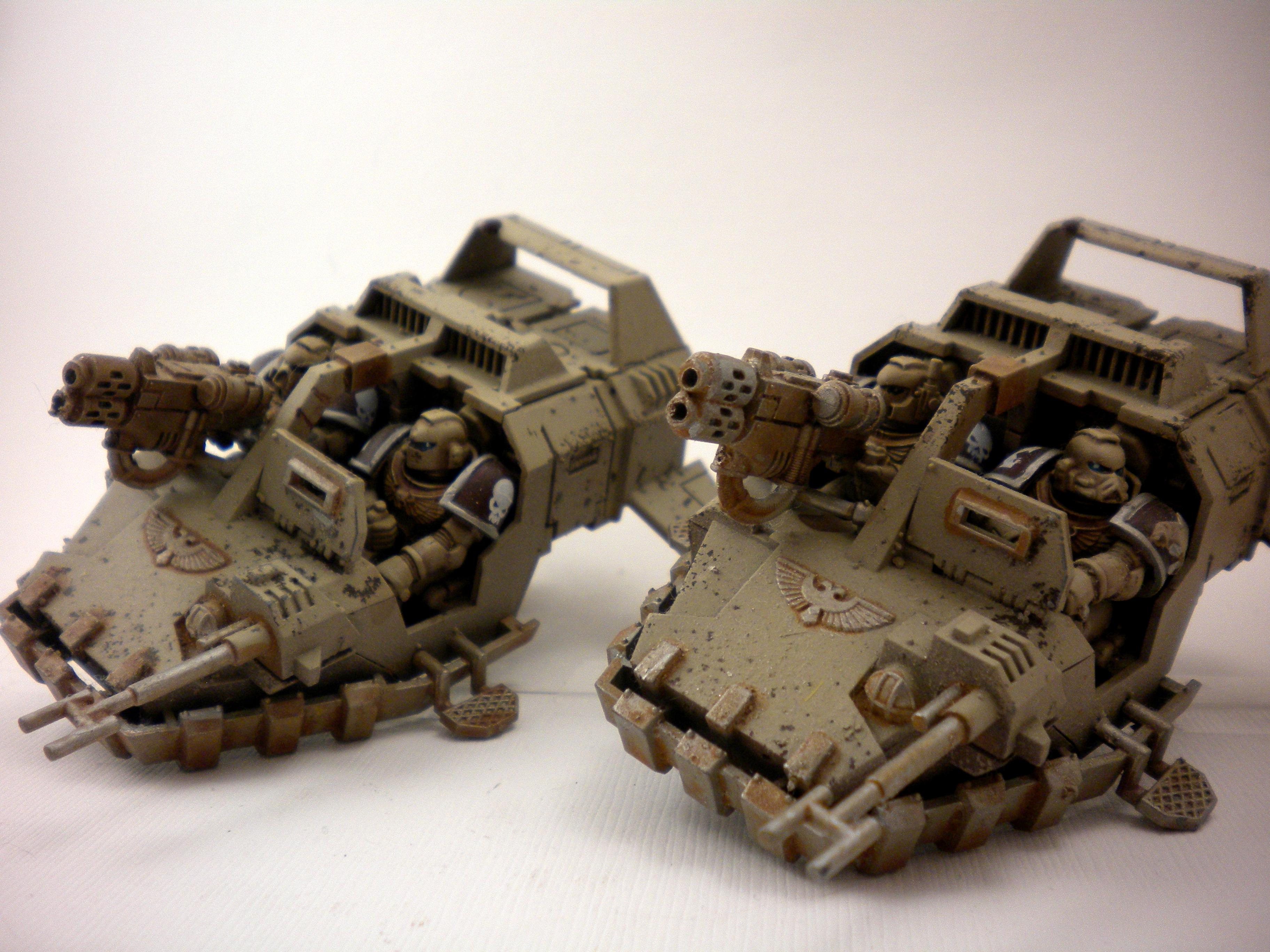 Black Templars, Dust, Fast Attack, Land Speeders, Space Marines, Weathered
