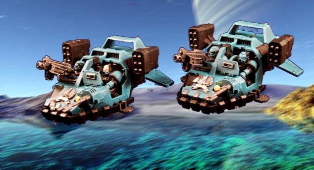 Land Speeder, Photoshop, Space Marines