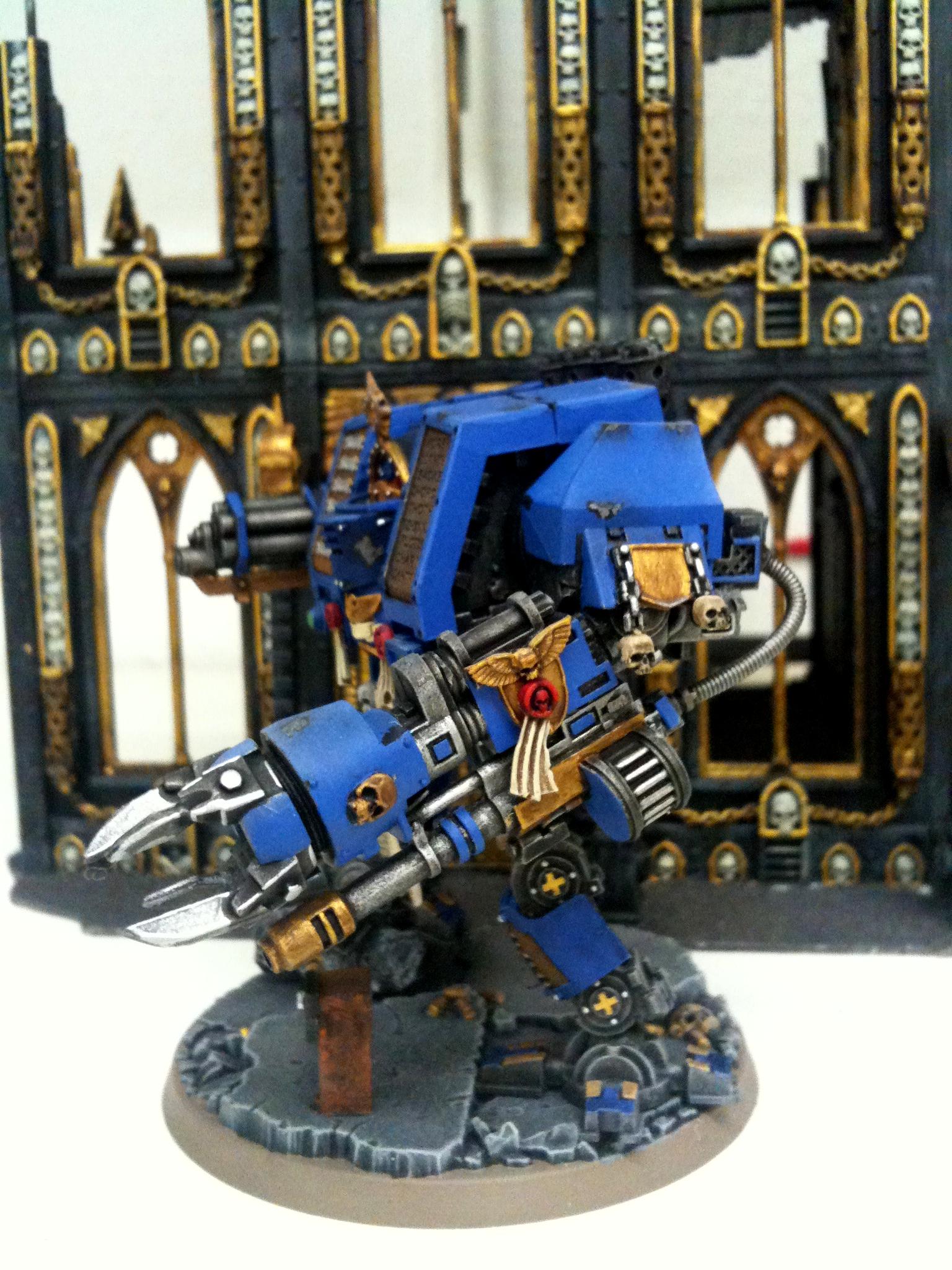 Cities Of Death, Conversion, Cybot, Dreadnought, Space Marines, Ultramarines