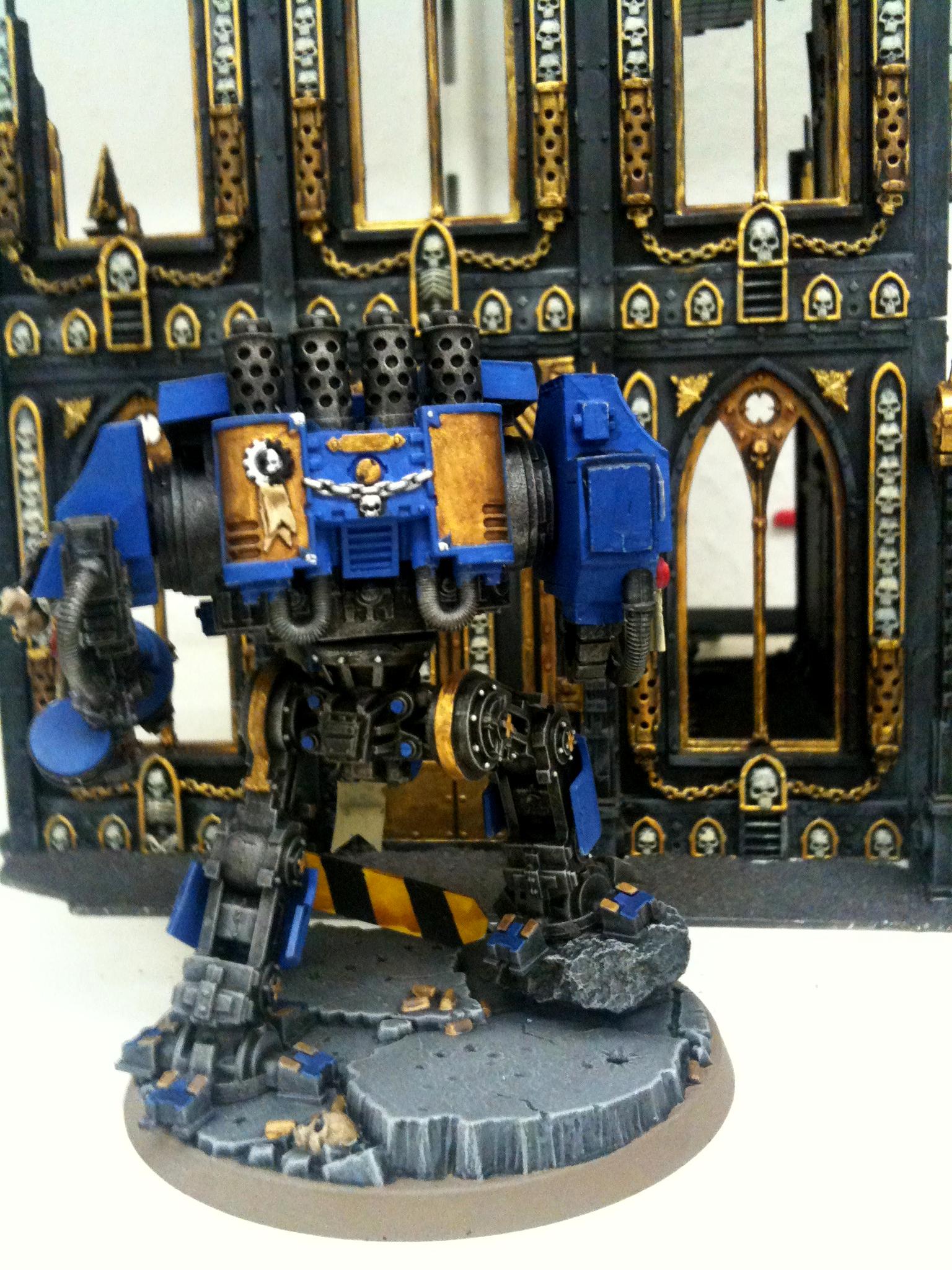 Cities Of Death, Conversion, Cybot, Dreadnought, Heroic, Space Marines, Ultramarines