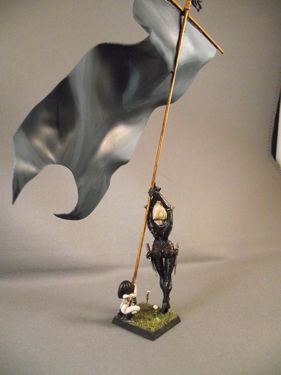 54mm, Banner, Death Cultist, Slaanesh