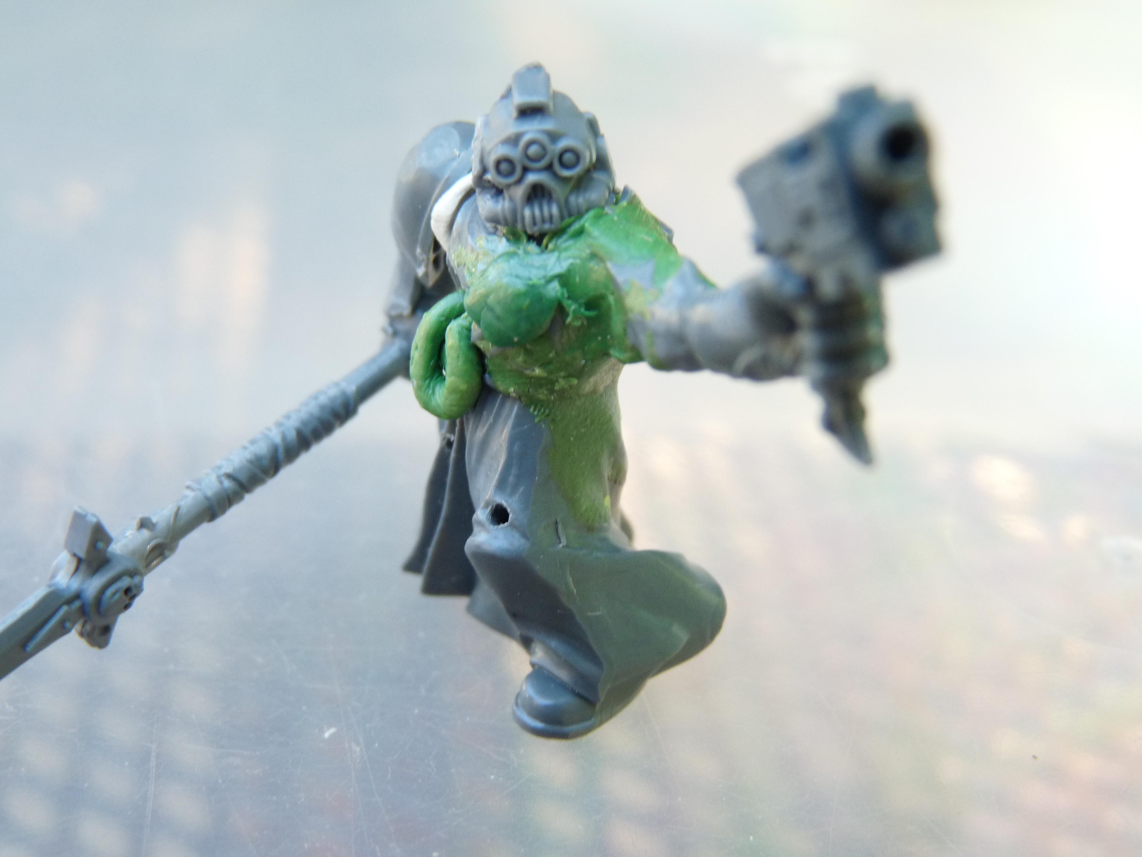 Chaos, Chaos Space Marines, Conversion, Nurgle, Sorcerer