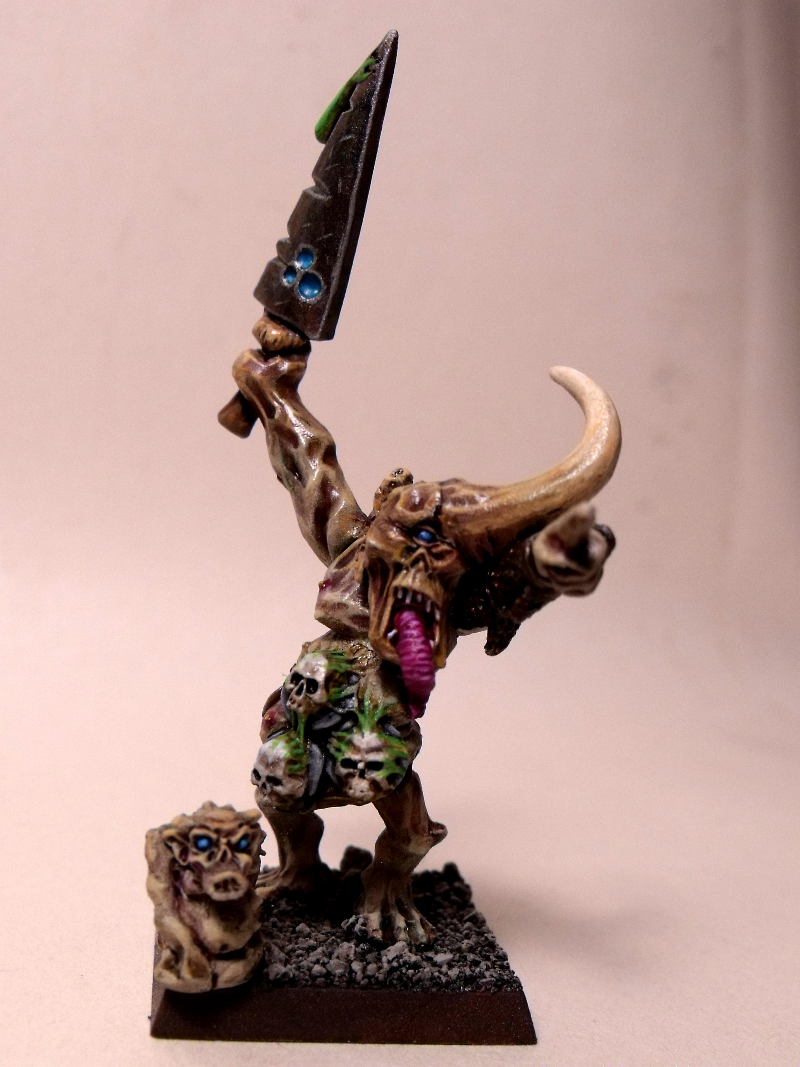 Chaos, Daemons, Nurgle Herald w/ minion