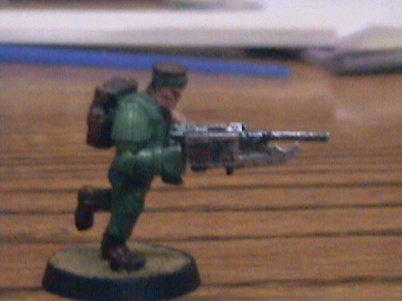 Vet sgt with full auto shotgun