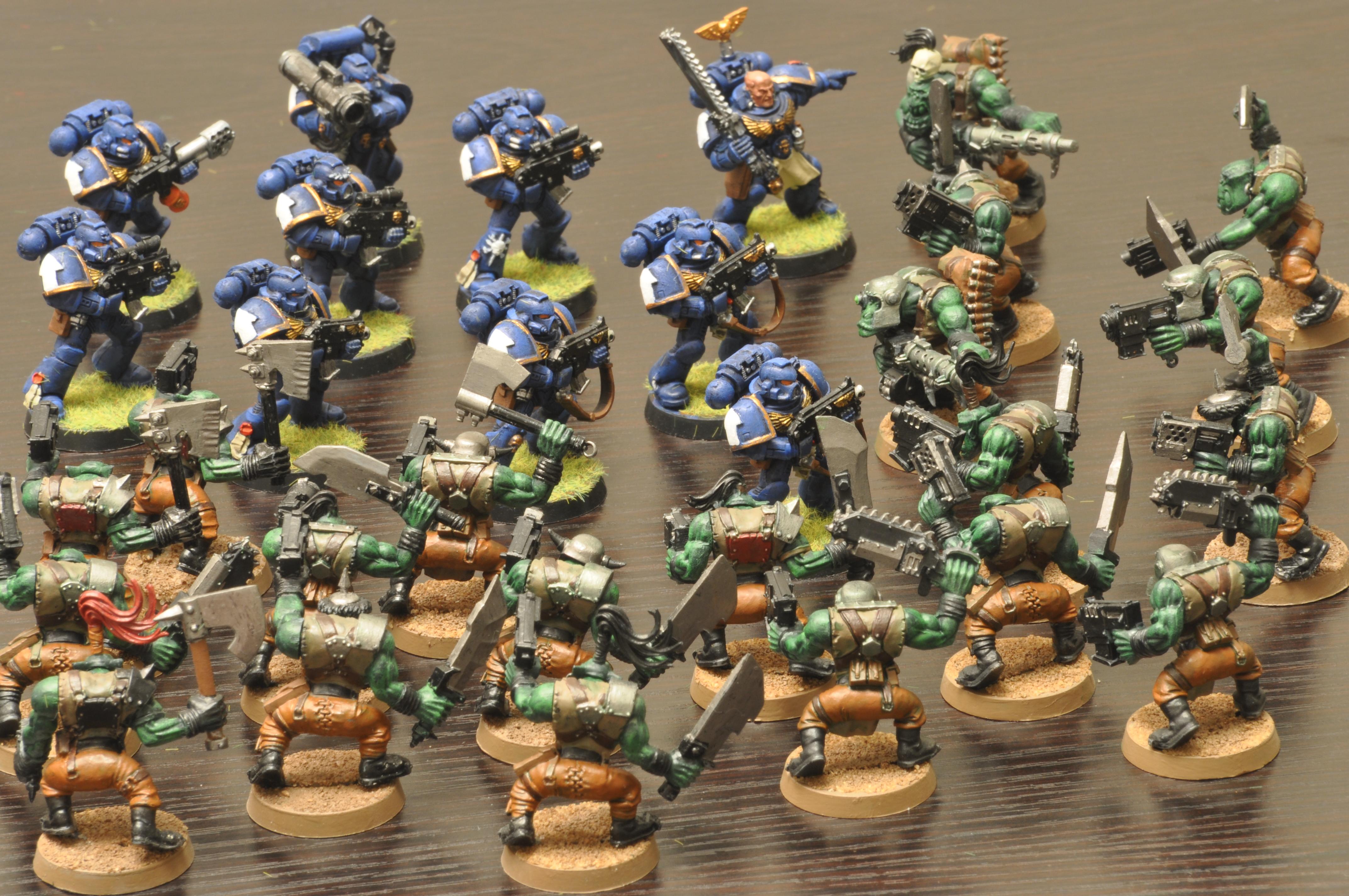 Assault On Black Reach, Orks, Space Marines