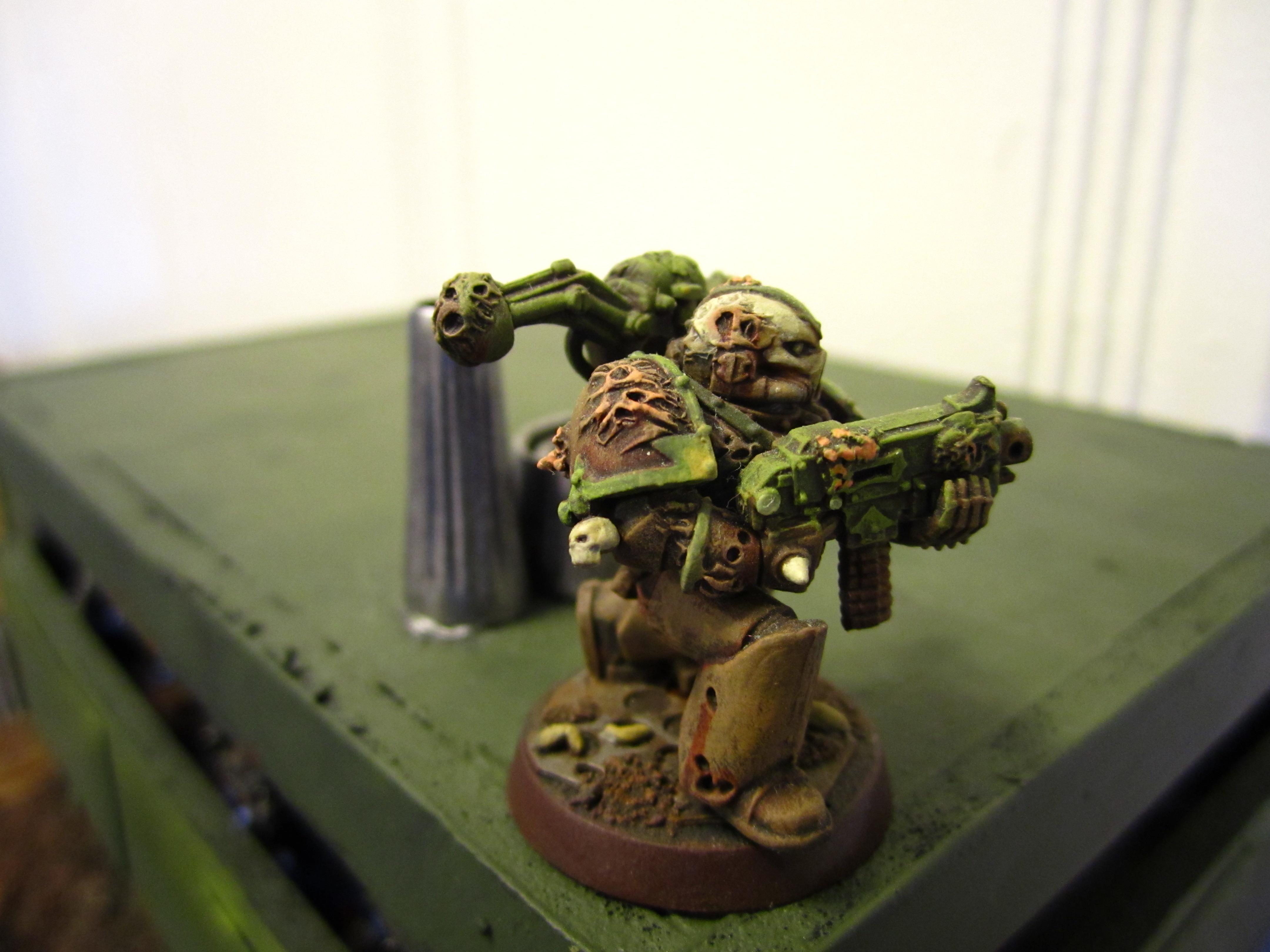 Chaos Space Marines, Conversion, Death Guard, Nurgle, Plague Marines, Warhammer 40,000