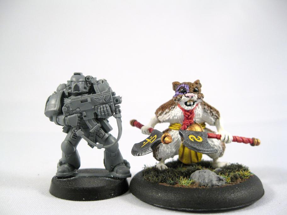 Brushfire, Size Compare - Hamster Berserker
