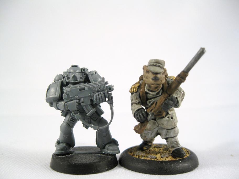 Brushfire, Size Compare - Mongoose Legionnaire