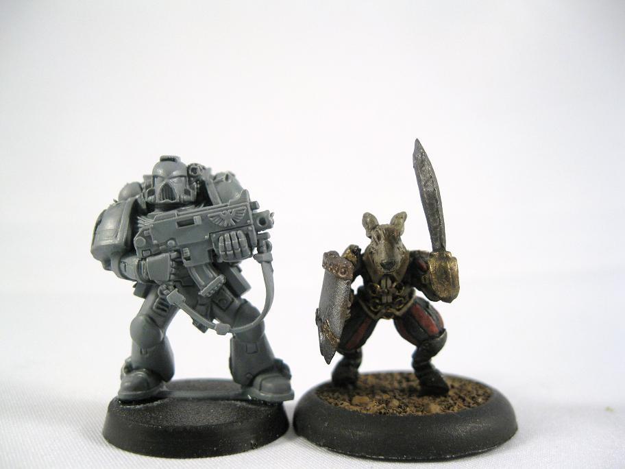 Brushfire, Size Compare - Mouse Conscript