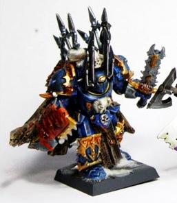 Chaos, Sorcerer, Space Marines, Terminator Armor, Tzeentch