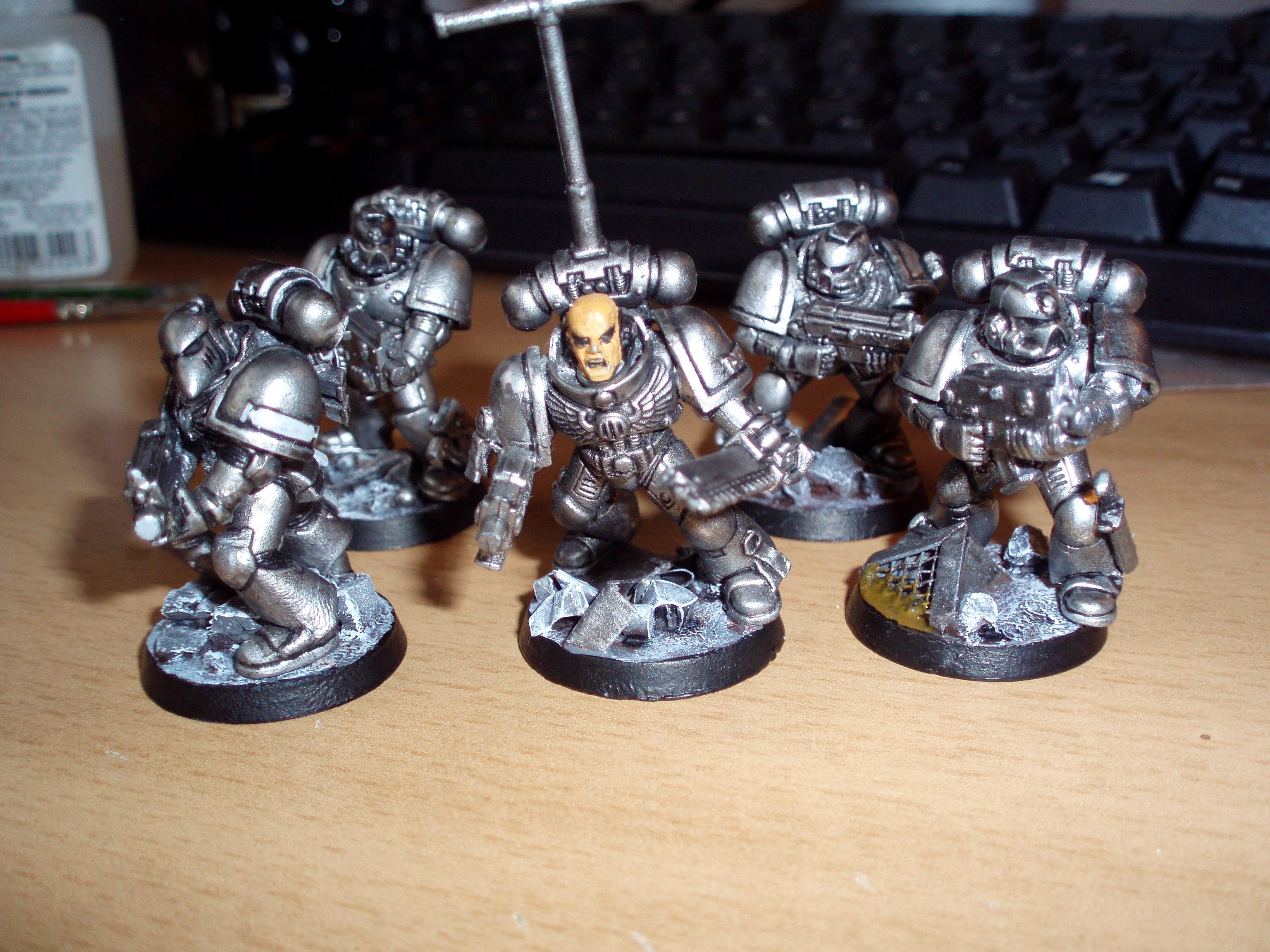 Warhammer 40,000, City of Death Finished Bases w/ Unfinished Models