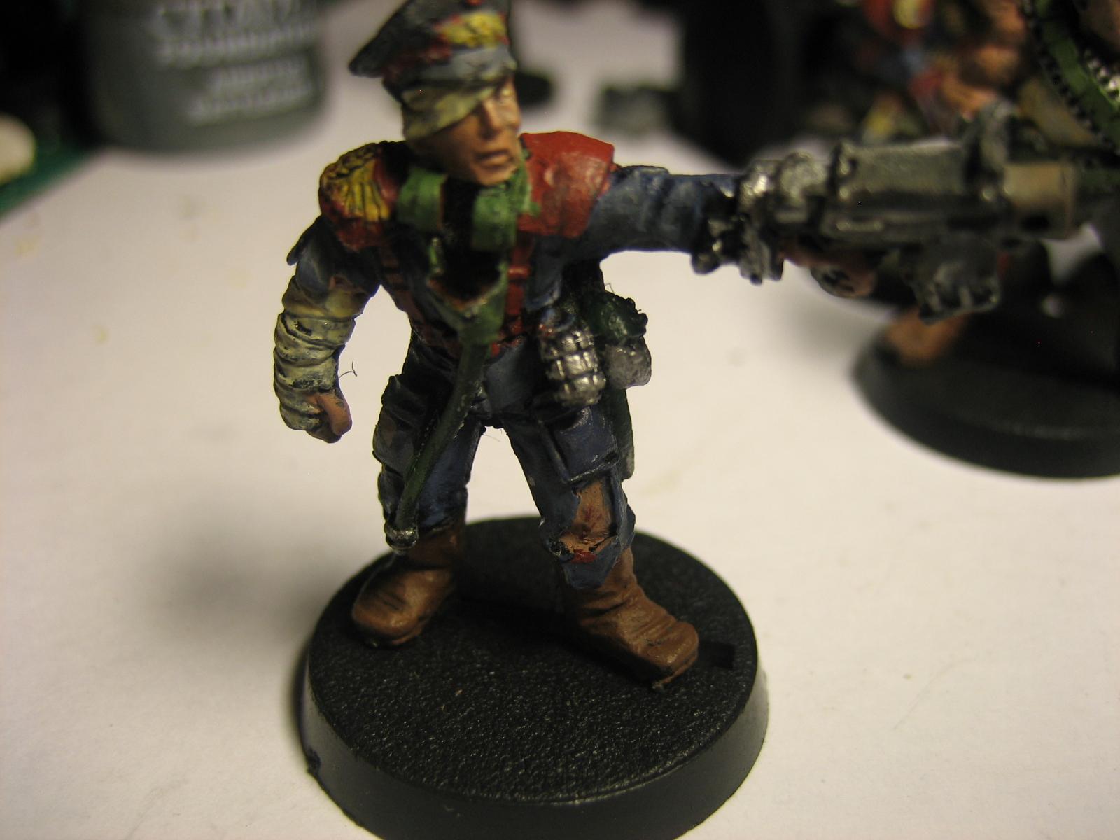 Imperial Guard, Taking these macro photos is a good way to see where more work is needed. Case in point-torn knee