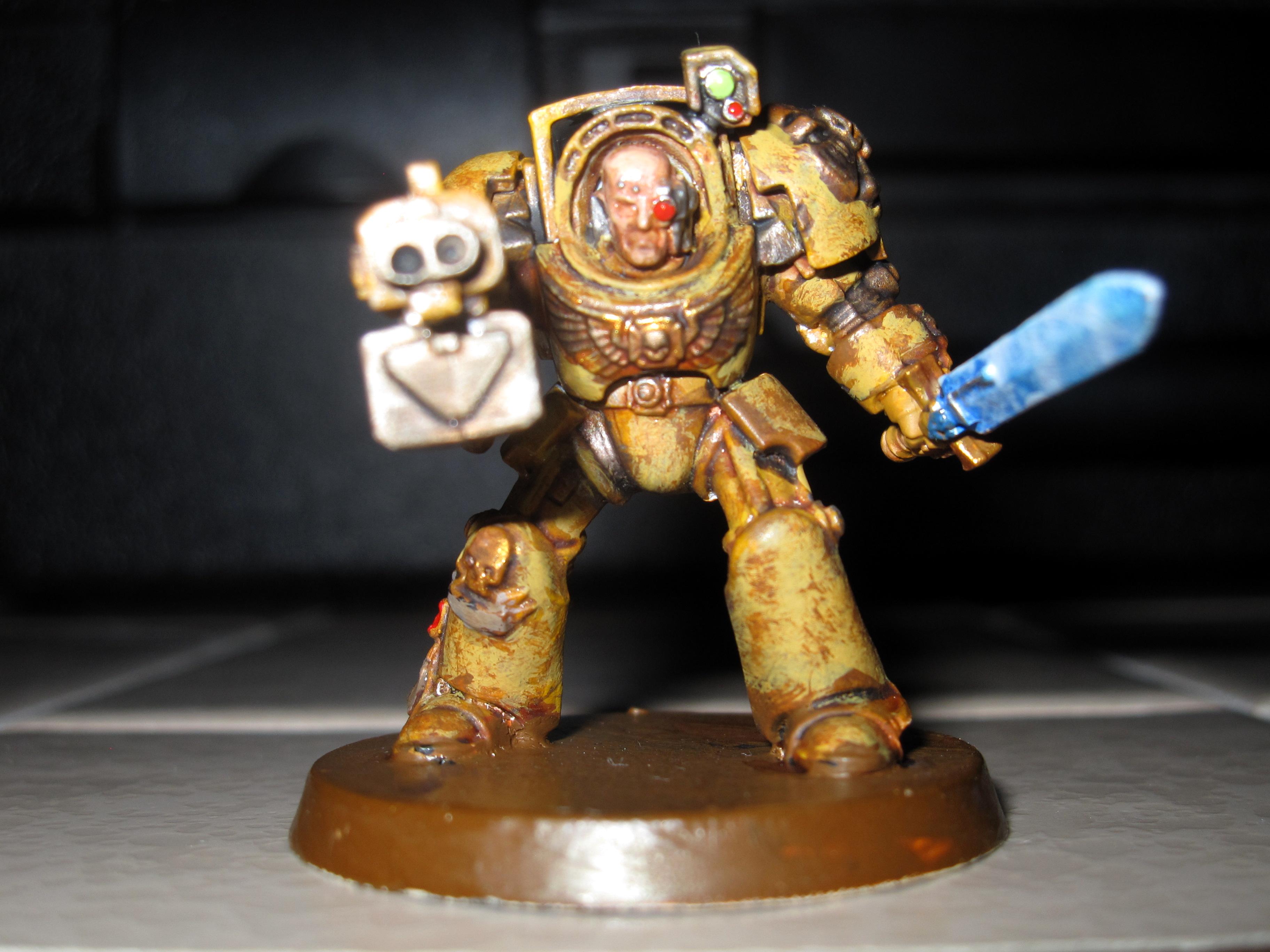 Imperial Fists, Space Marines, Terminator Armor, Warhammer 40,000