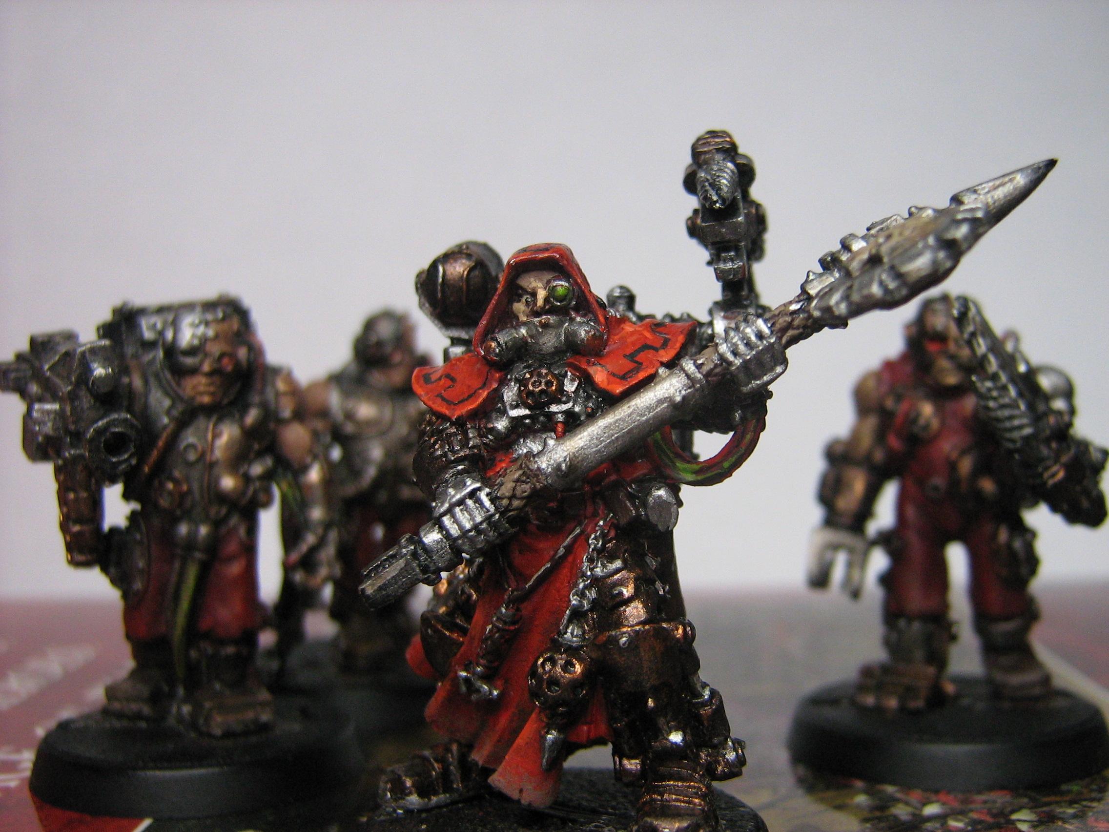 Cadians, Imperial Guard, Servitors, Techpriest