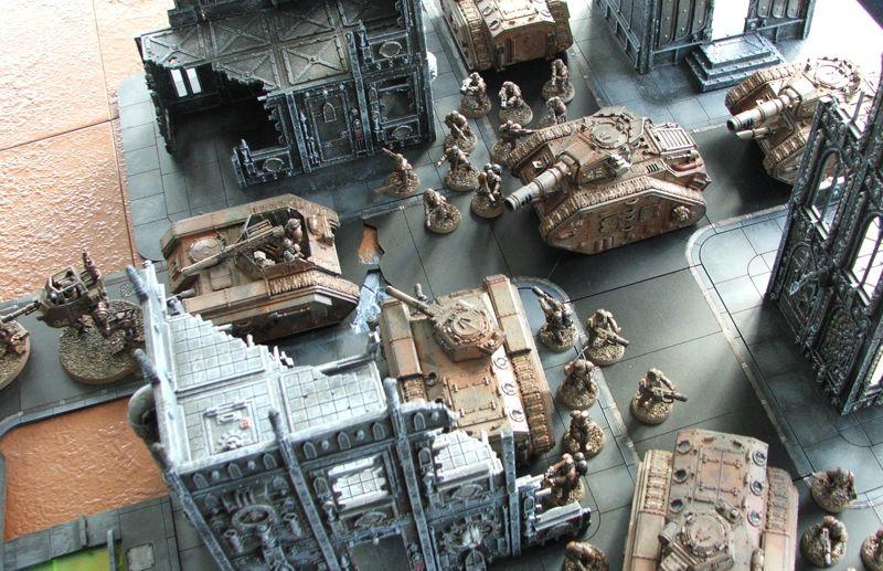 Chimera, City, Forge World, Imperial Guard, Leman Russ, Salamander, Sentinel, Terrain, Warhammer 40,000