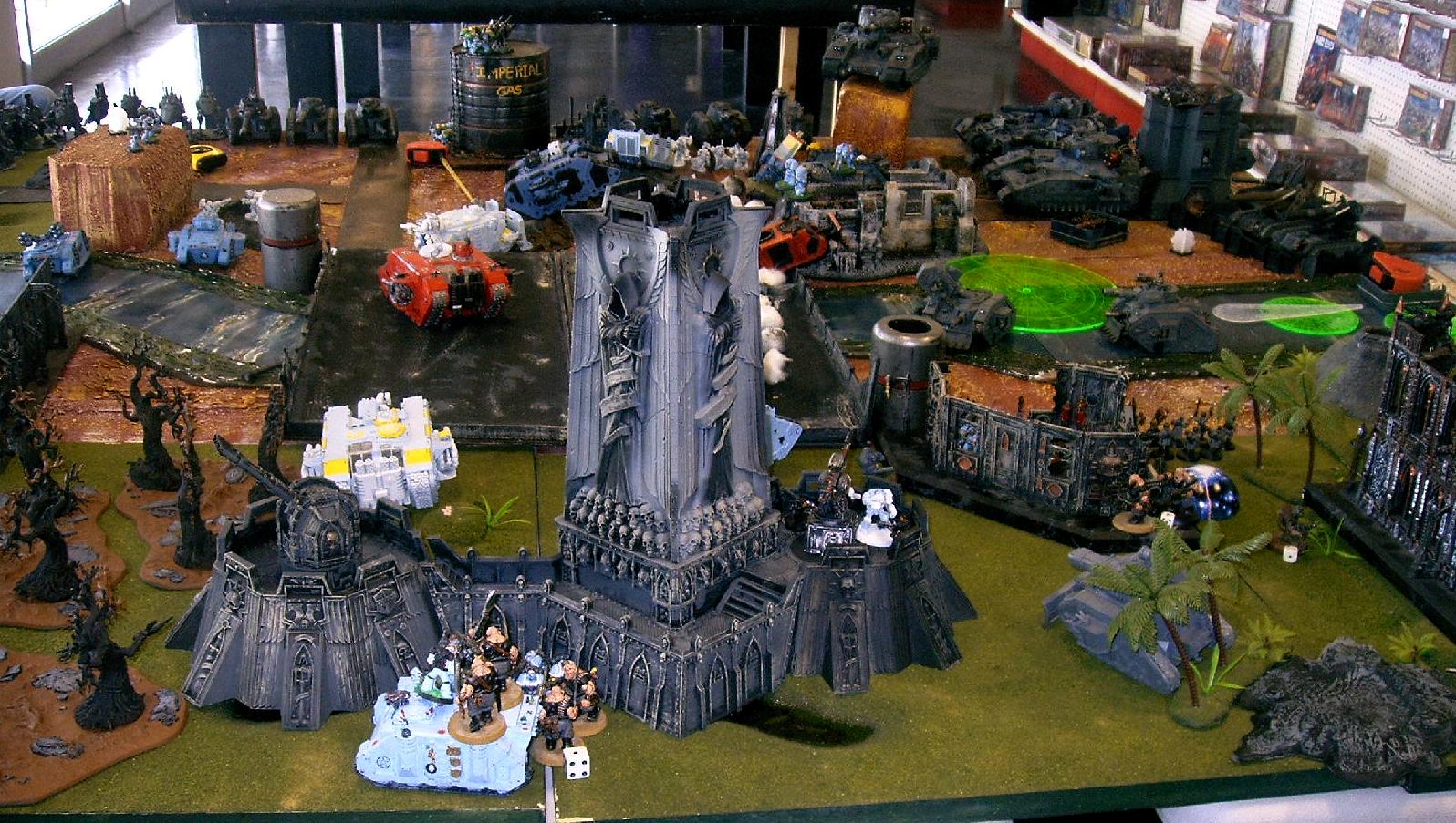Apocalypse, Baneblade, Bastion, Imperial, Imperial Guard, Sci-fi City, Space Marines, Vortex, Wolves