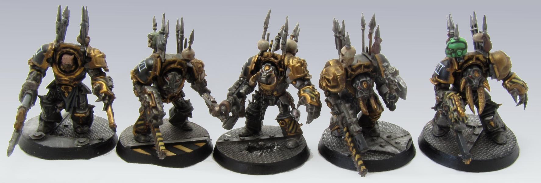 Chaos, Iron Warriors, Iw, Terminator Armor, Warhammer 40,000