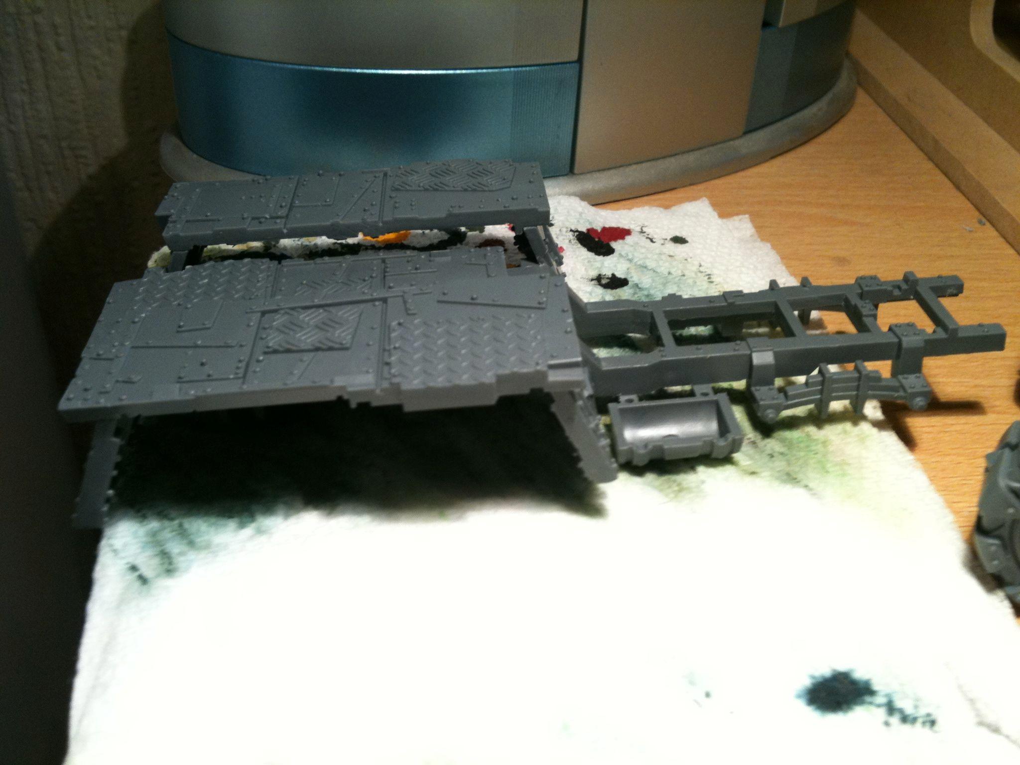 Da Dark Angelz, Orks, Trukk, Work In Progress