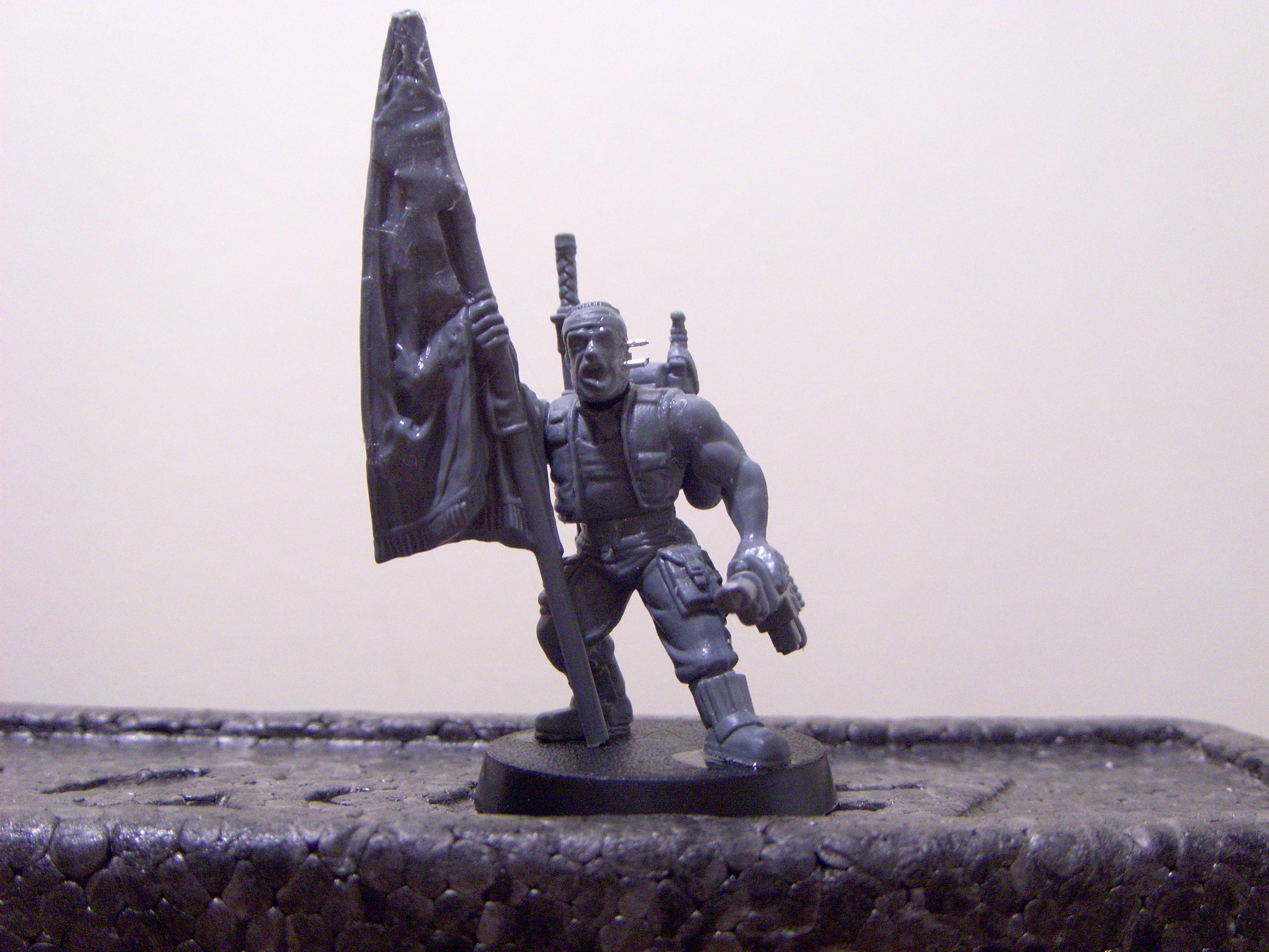 Guardsmen of Khorne Troop Command Squad 4 -  Flag Bearer