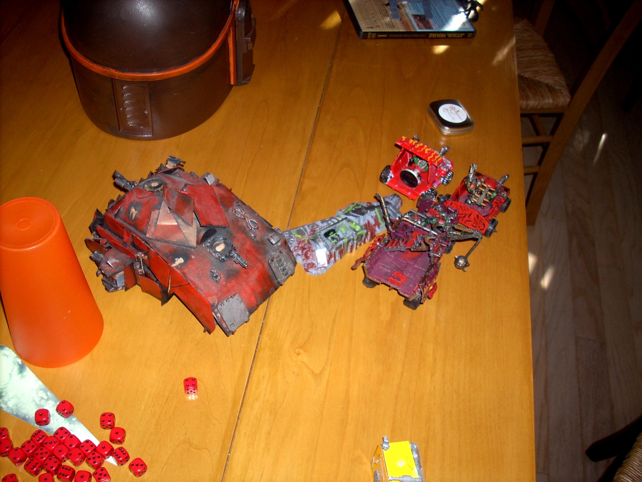 750, Battle, Battle Report, Guard, Imp, Imperial Guard, Orks, Orks Red, Report, Small, Whaag