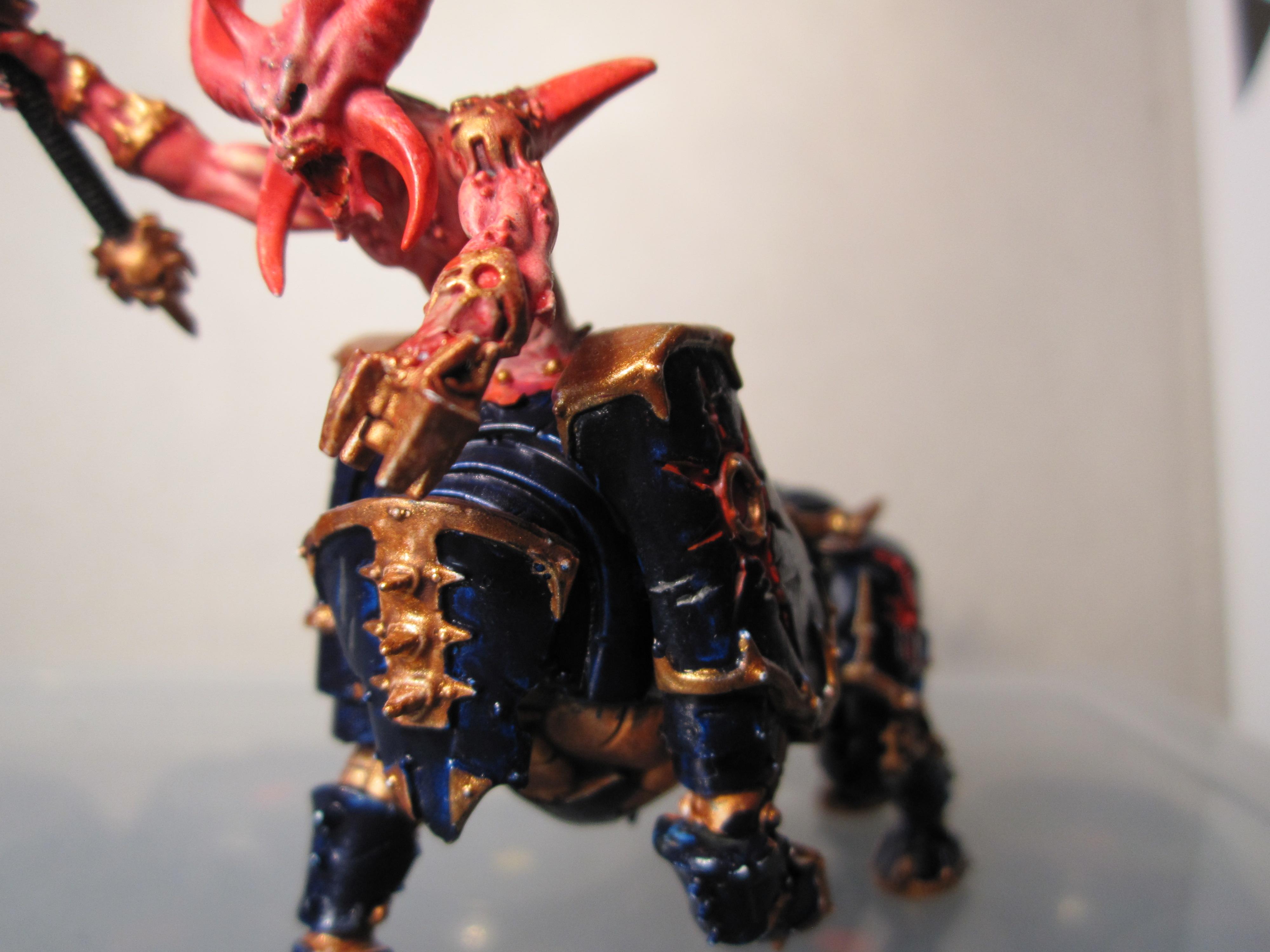 Bloodcrushers, Chaos Daemons, Conversion, Juggernaut, Khorne, Warhammer 40,000