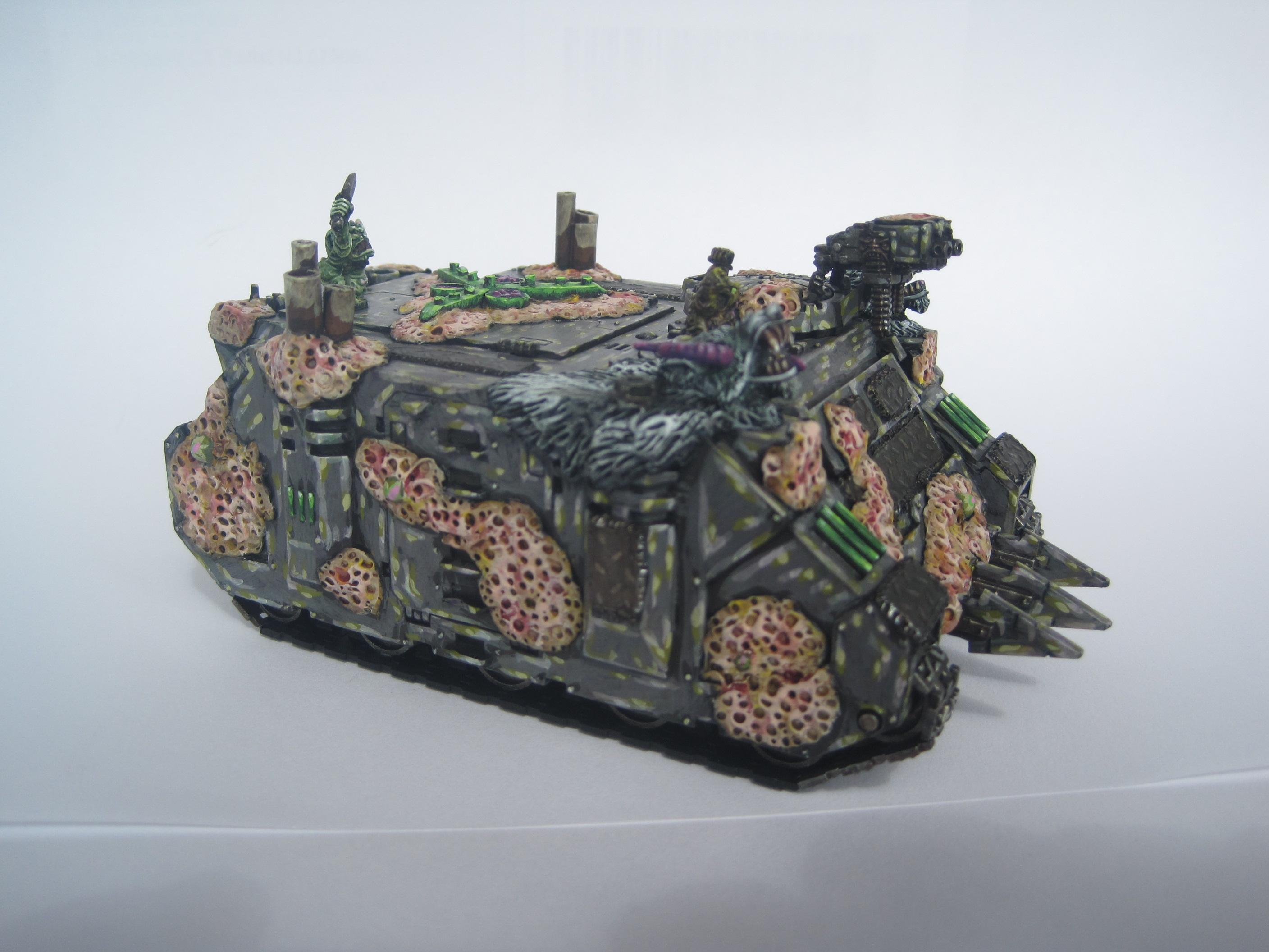 Chaos, Corrupted, Nurgle, Rhino, Space Marines