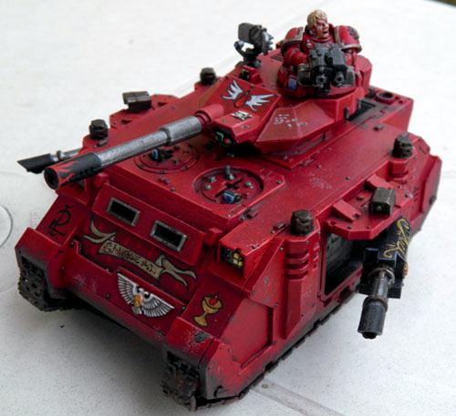 Blood Angels, Heavy Suport, Lascannon, Predator, Tank