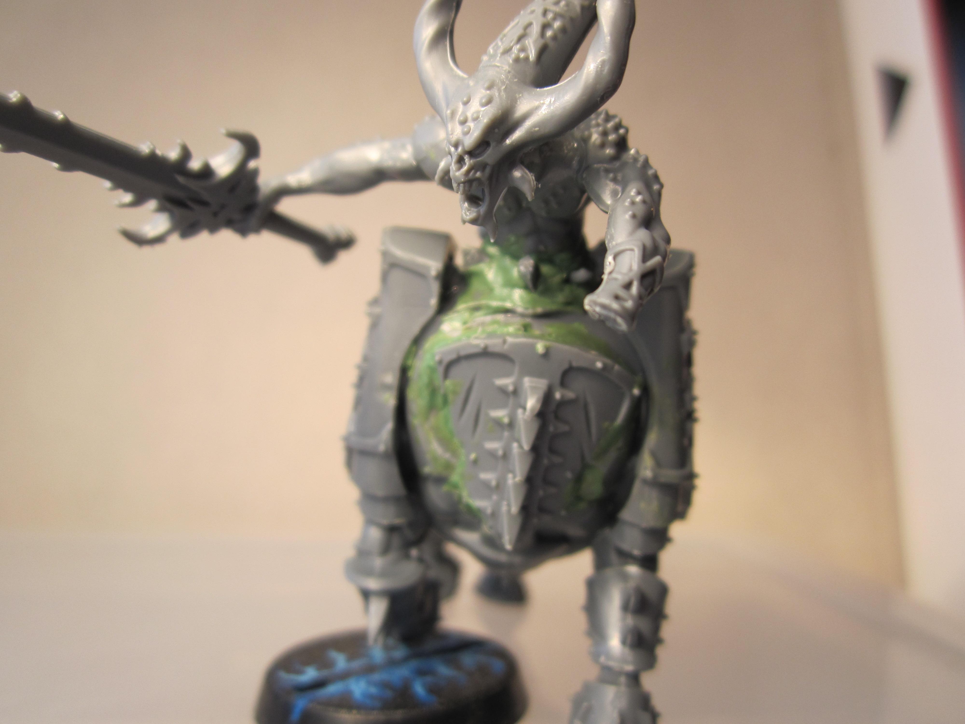 Bloodcrushers, Chaos Daemons, Conversion, Greenstuff, Juggernaut, Warhammer 40,000, Work In Progress
