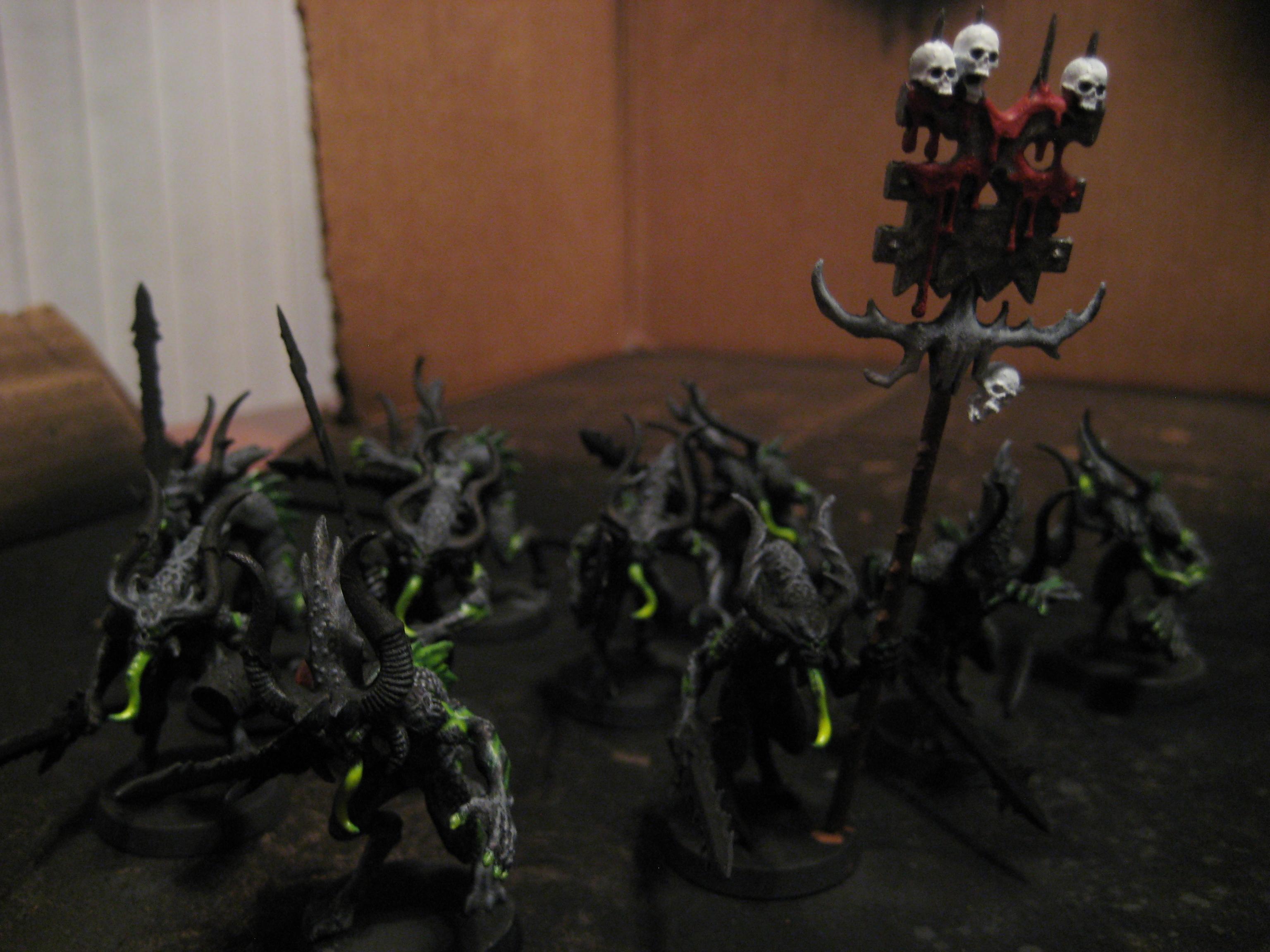 Bloodletters, Chaos Daemons, Khorne, Photography, Warhammer 40,000, Work In Progress