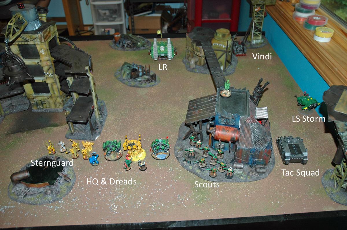 Battle Report, Doom Eagles, Mantis Warriors, Space Marines, Warhammer 40,000