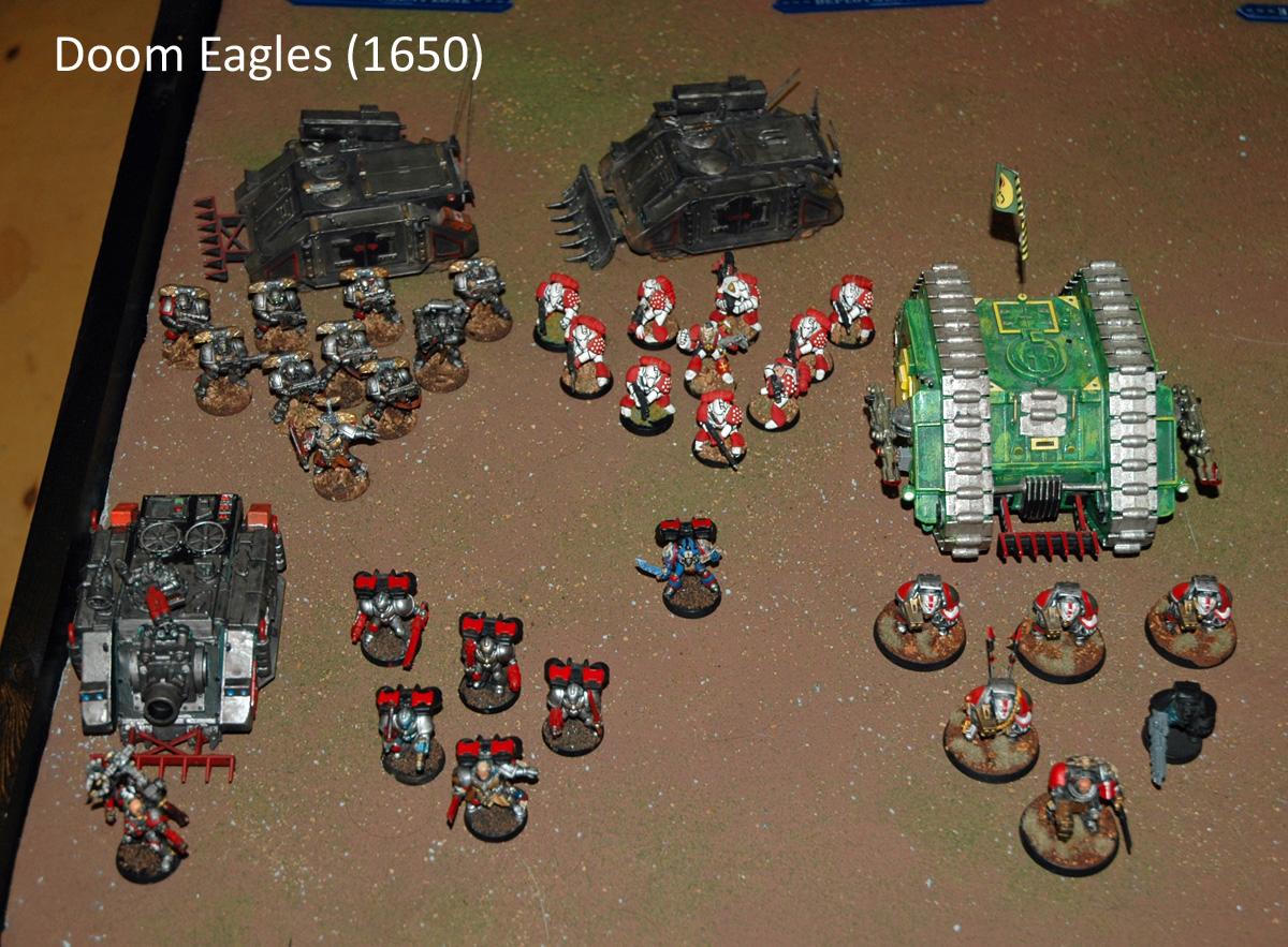 Battle Report, Doom Eagles, Mantis Warriors, Space Marines, Warhammer 40,000