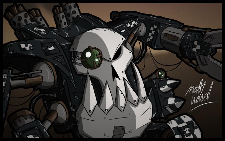 Artwork, Deff Dread, Orks