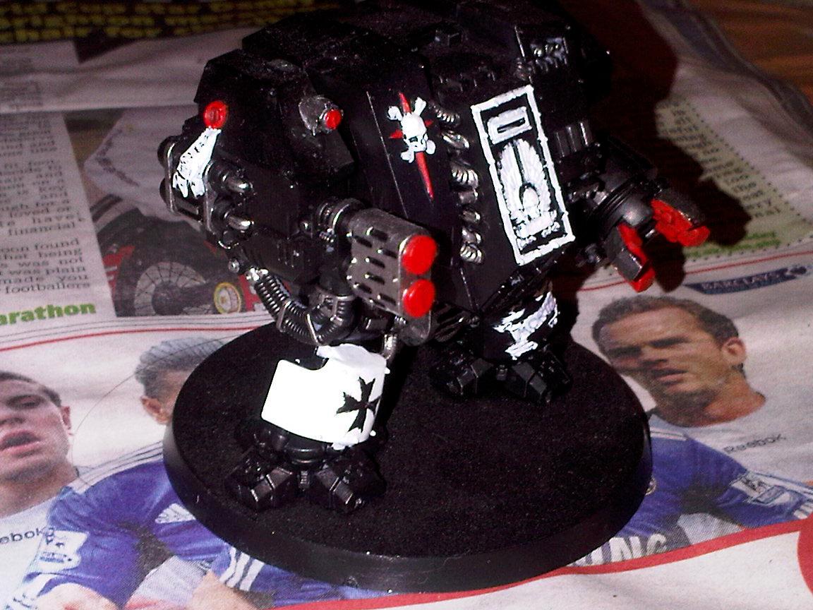 black templar dreadnaught (left)