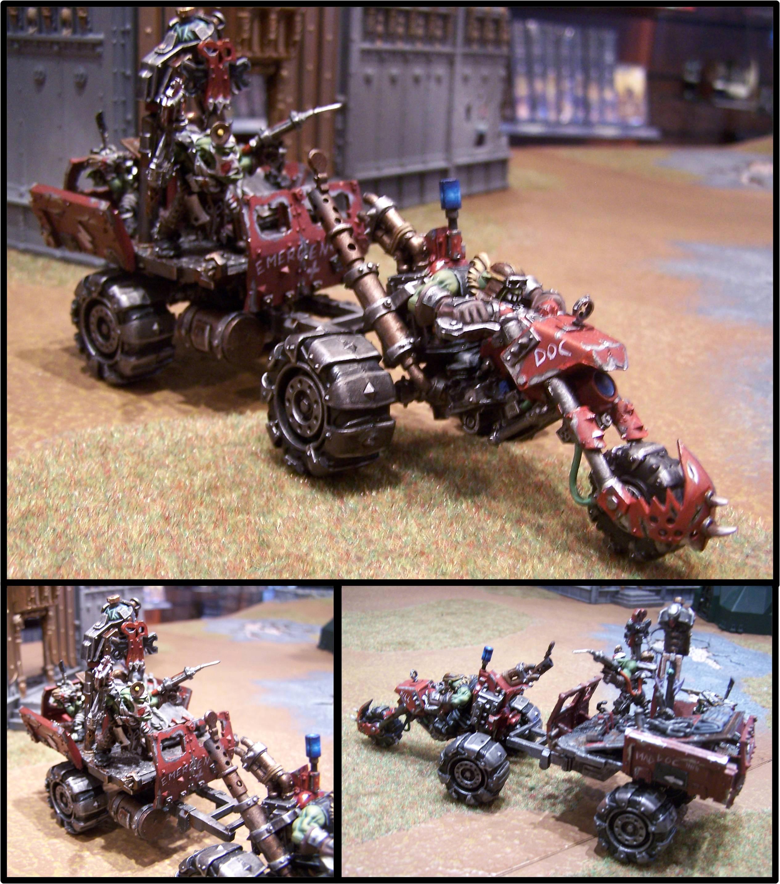 Conversion, Orks, Painboy, Warbike