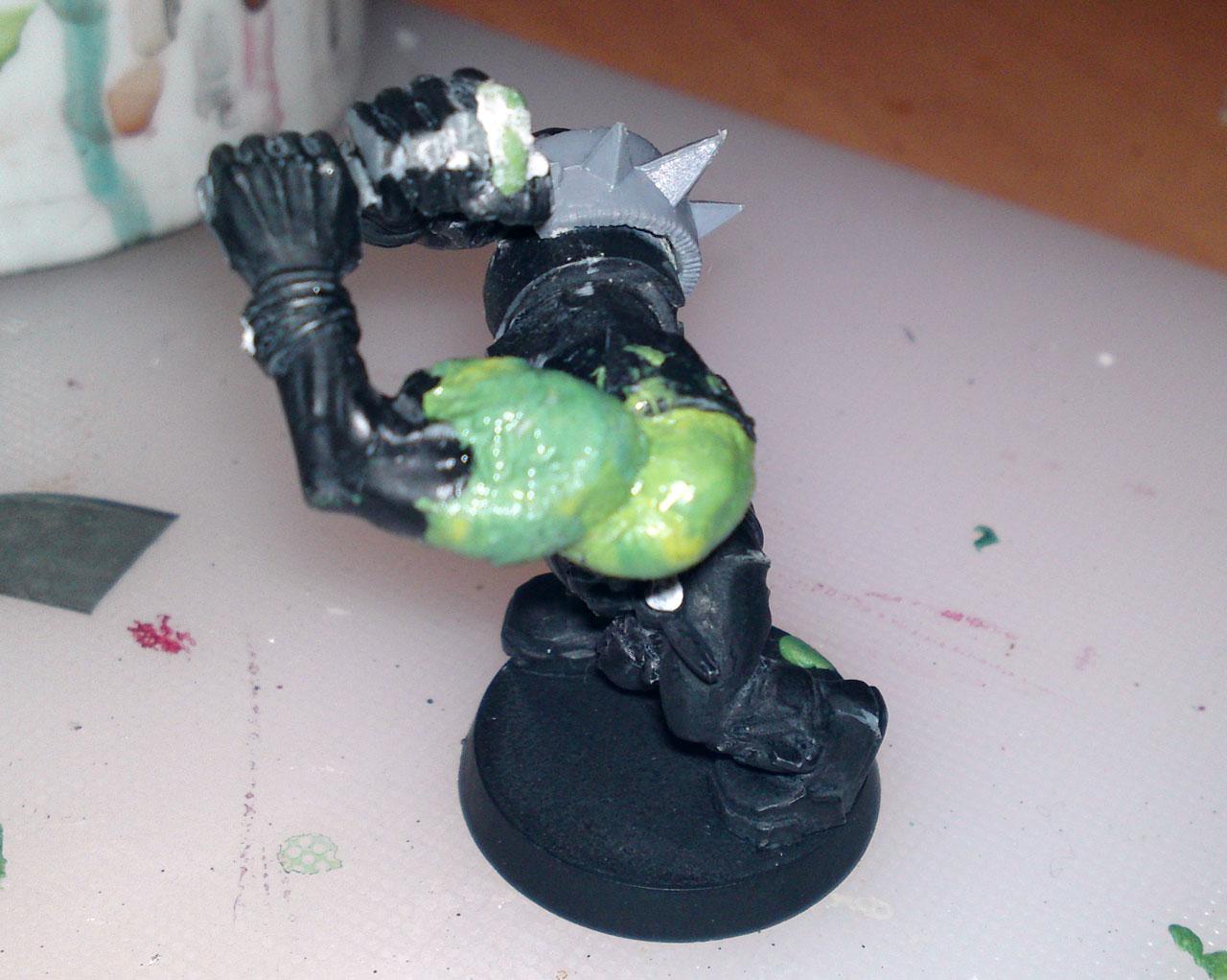 Ard, Big, Boy, Choppa, Conversion, Greenstuff, Nob