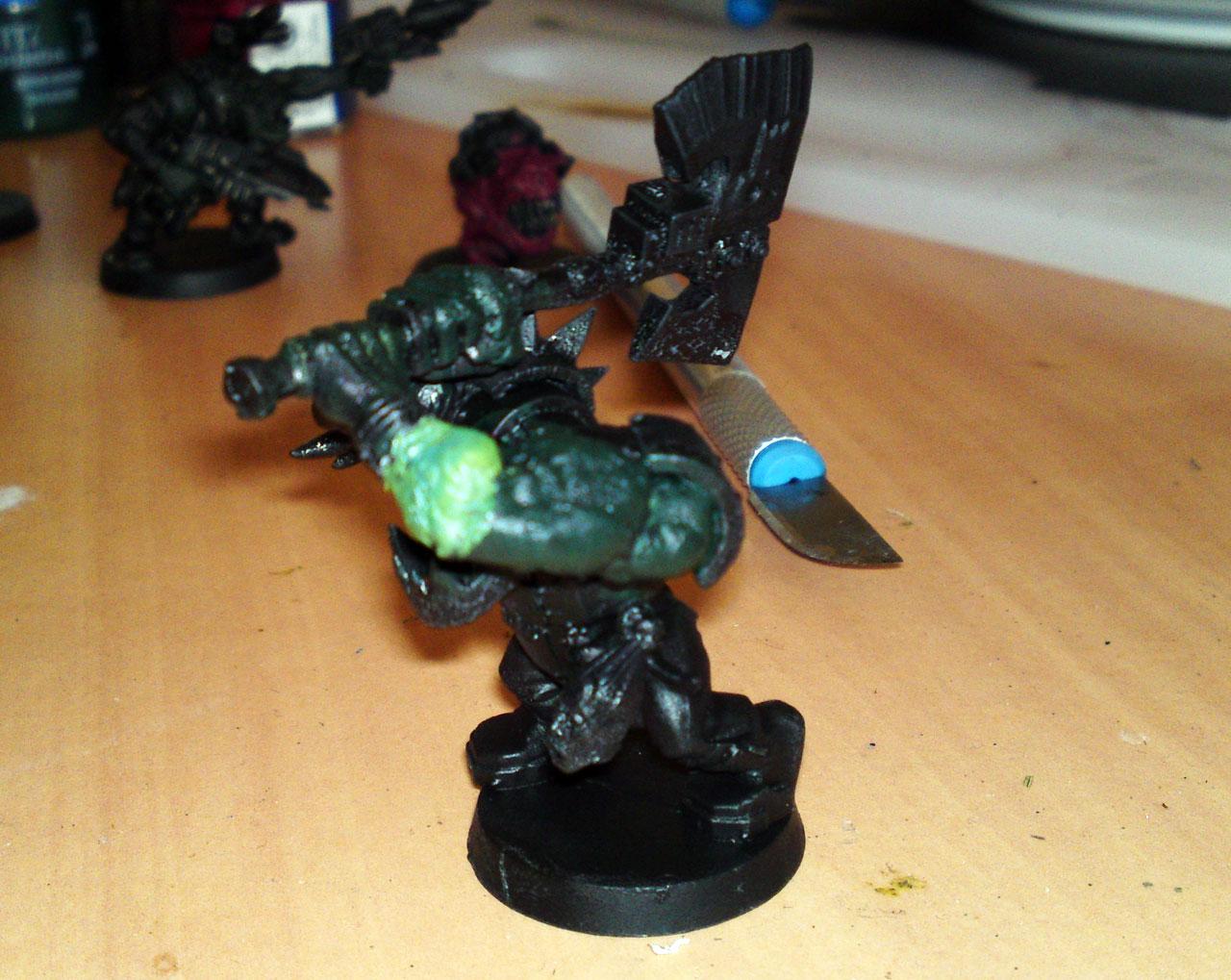 Ard, Big, Boy, Choppa, Conversion, Greenstuff, Nob