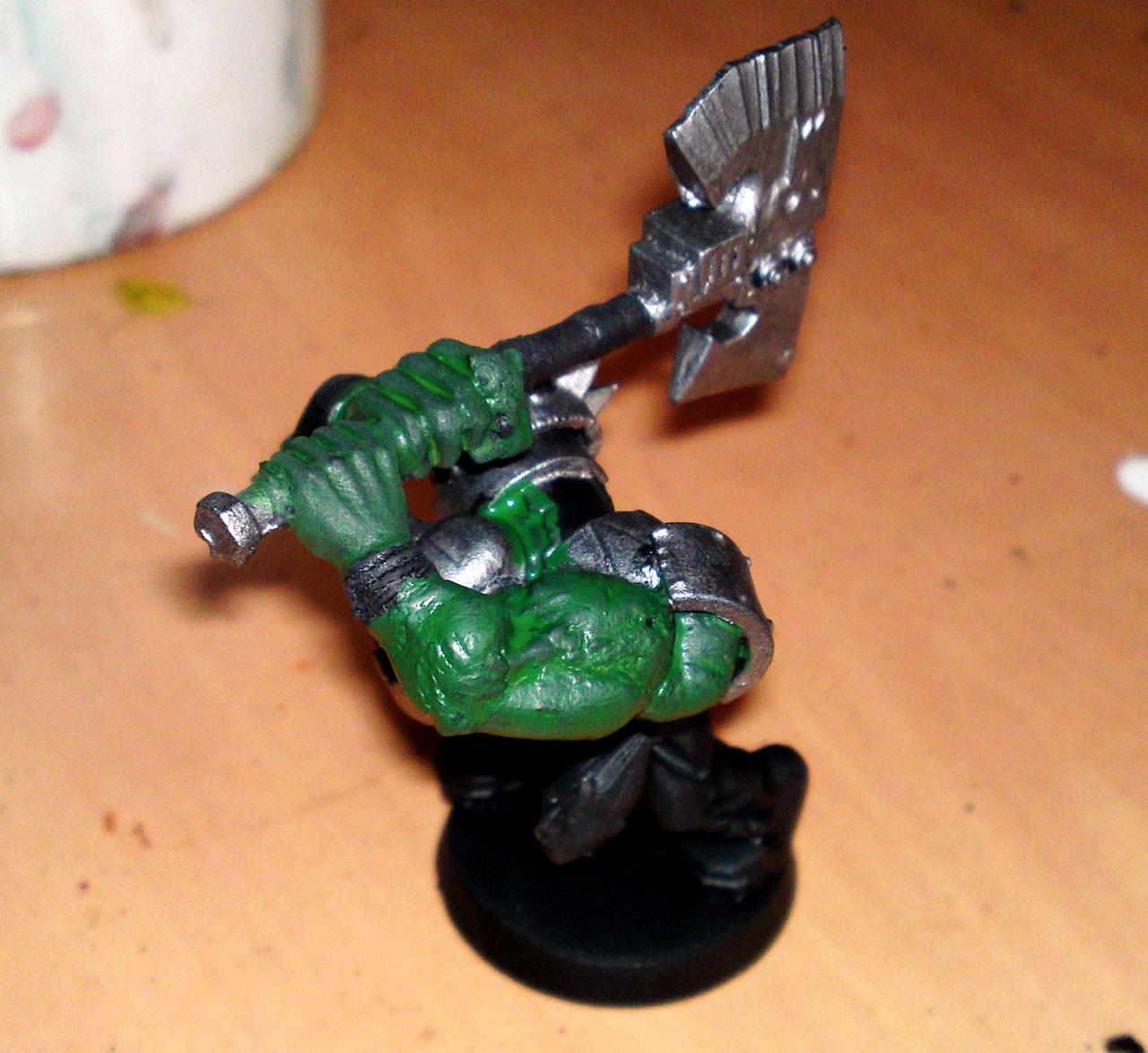 Ard, Big, Boy, Choppa, Conversion, Greenstuff, Nob