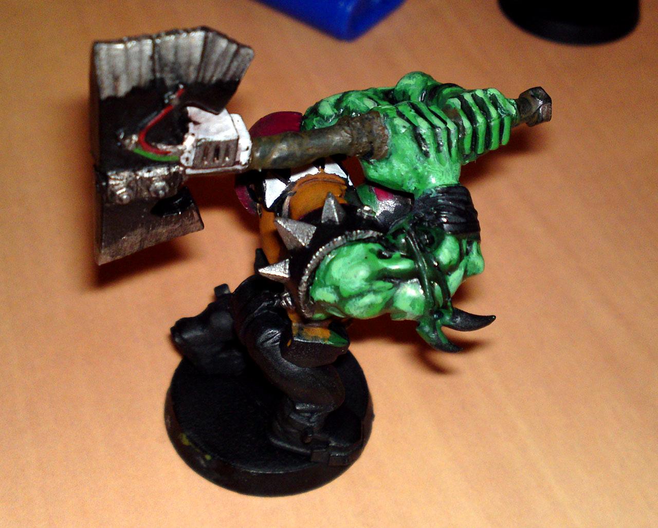 Ard, Big, Boy, Choppa, Conversion, Greenstuff, Nob