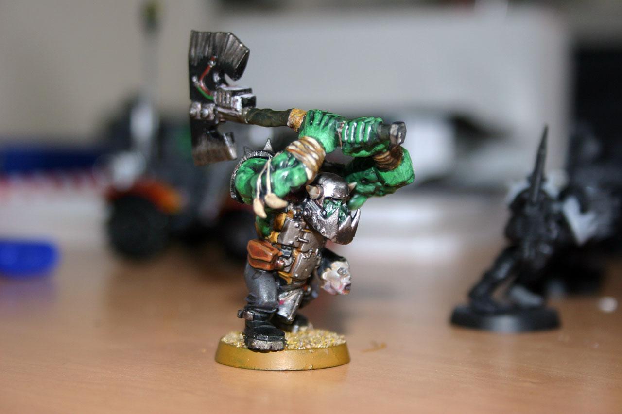 Ard, Big, Boy, Choppa, Conversion, Greenstuff, Nob