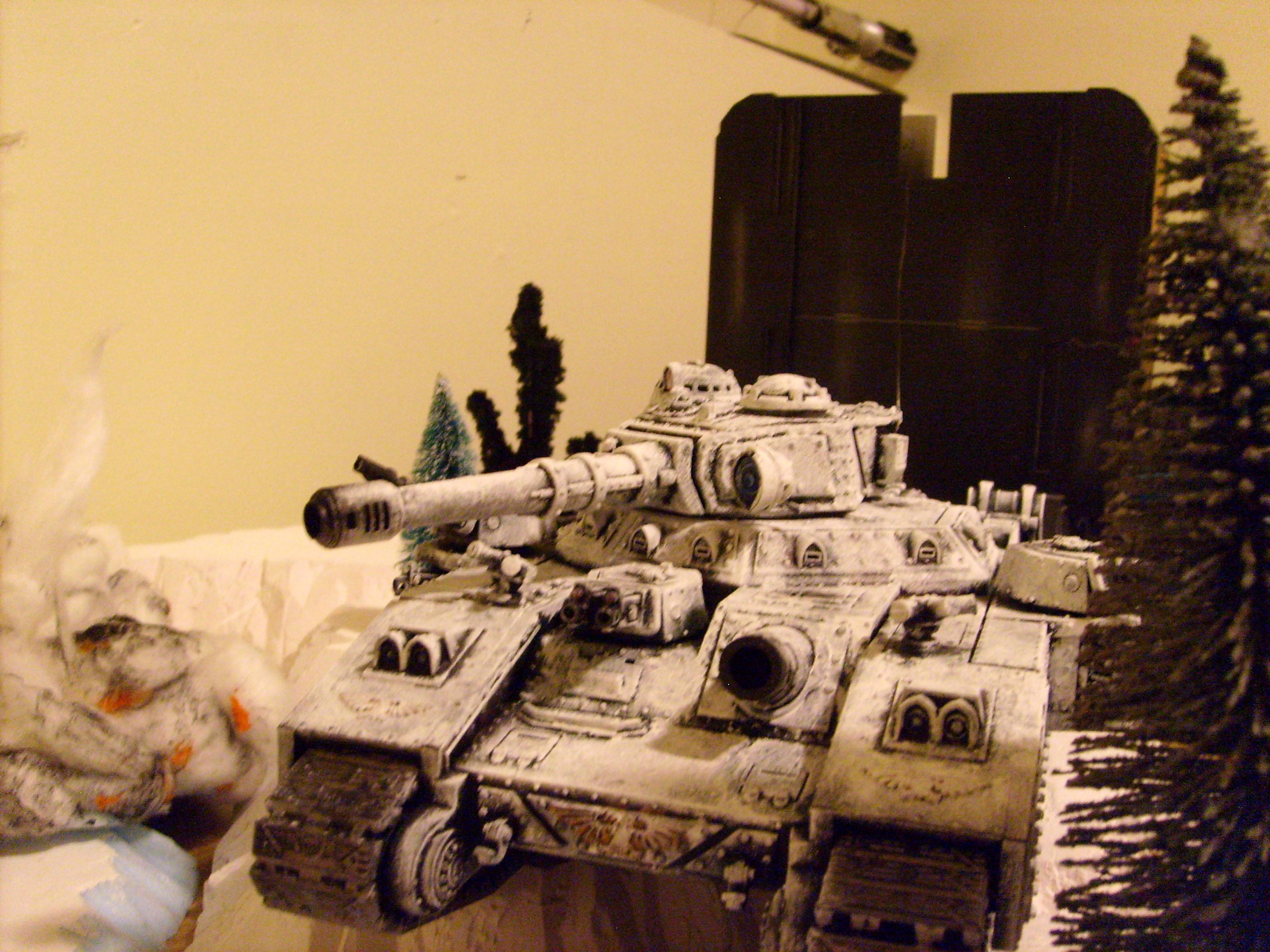 Baneblade, Imperial Guard, Super-heavy, Tank, Winter Camo