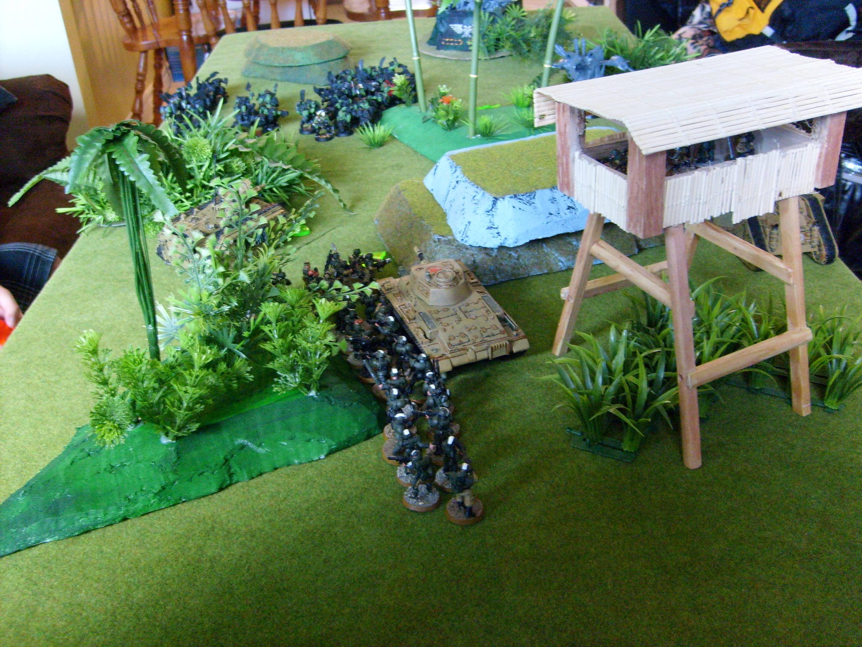 Game Pictures, Guard Vs Orks, Imperial Guard, Jungle, Orks, Sniper Tower, Snipers