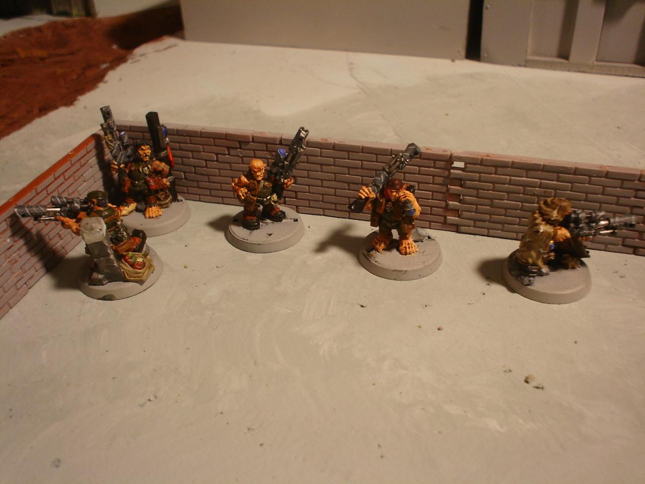 Brick Wall, Imperial Guard, Ratlings, Snipers