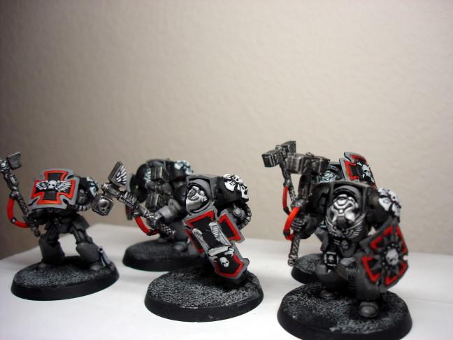 Space Marines, Storm Shield, Terminator Armor, Thunder Hammer