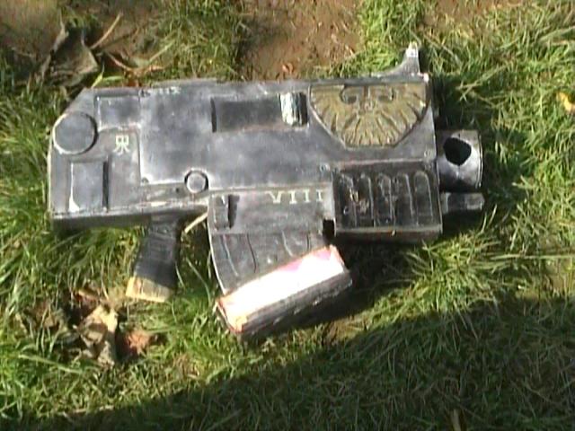 bolt gun i made for the boys ! its really heavy