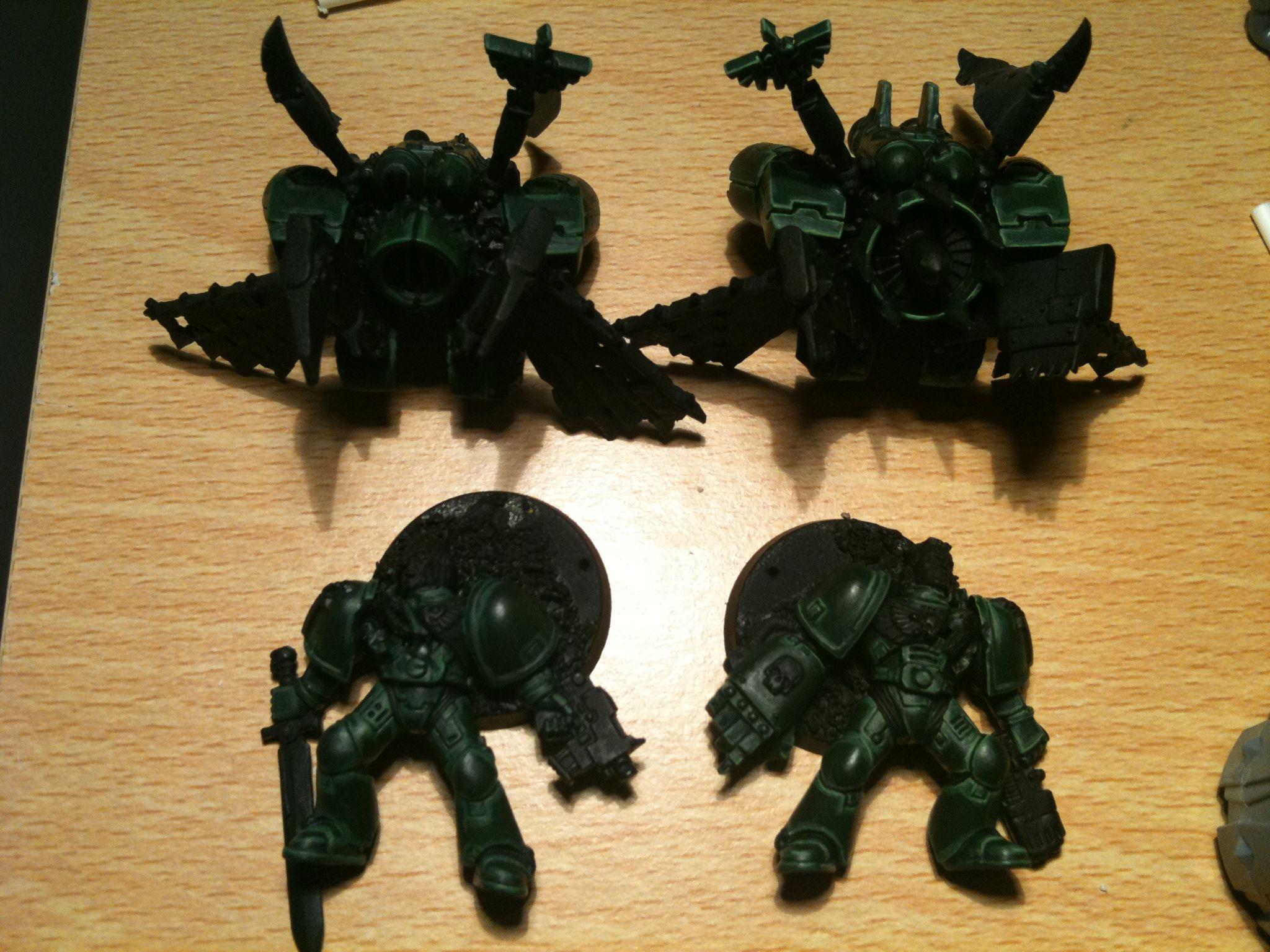 Da Dark Angelz, Nob, Orks, Stormboyz, Work In Progress