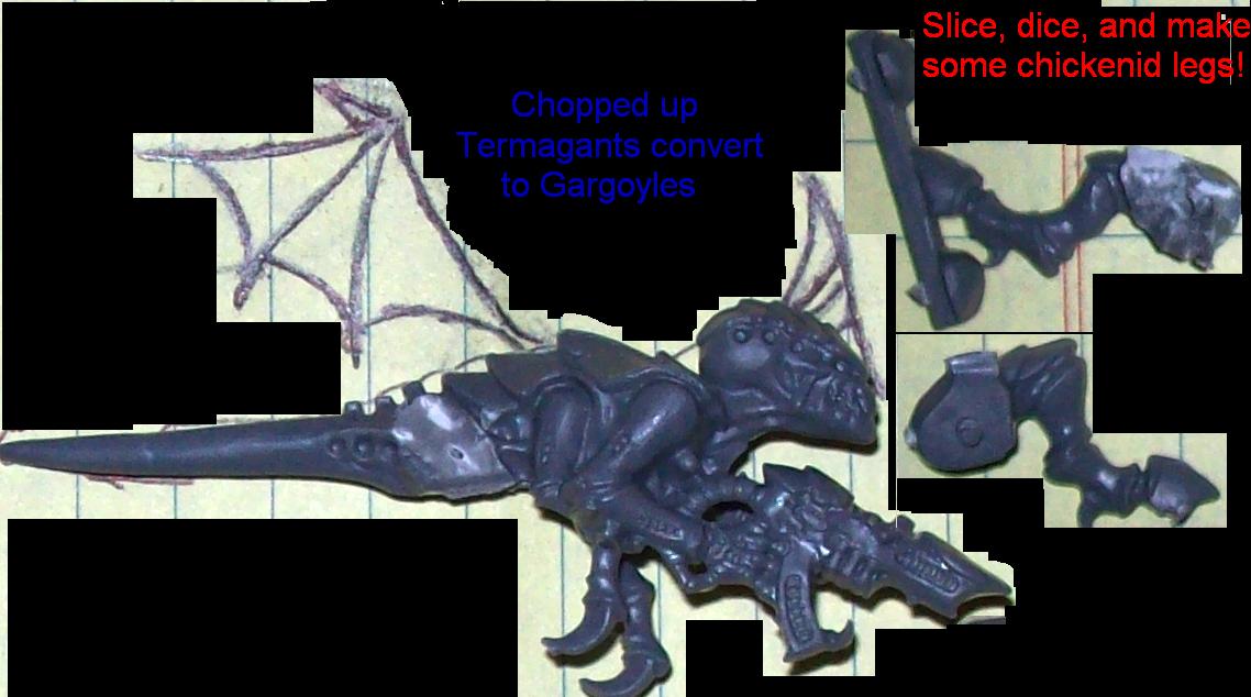 Chop, Convert, Cut, Gant, Gargoyle, Misc. / W.i.p. (2010), Termagants, Tyranids