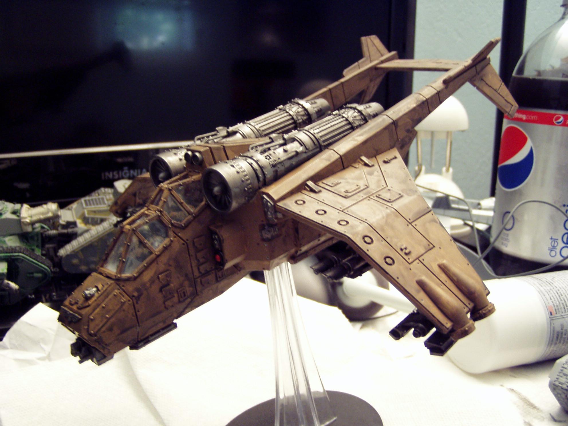 Flying Base, Imperial Guard, Lascannon, Vendetta, Warhammer 40,000