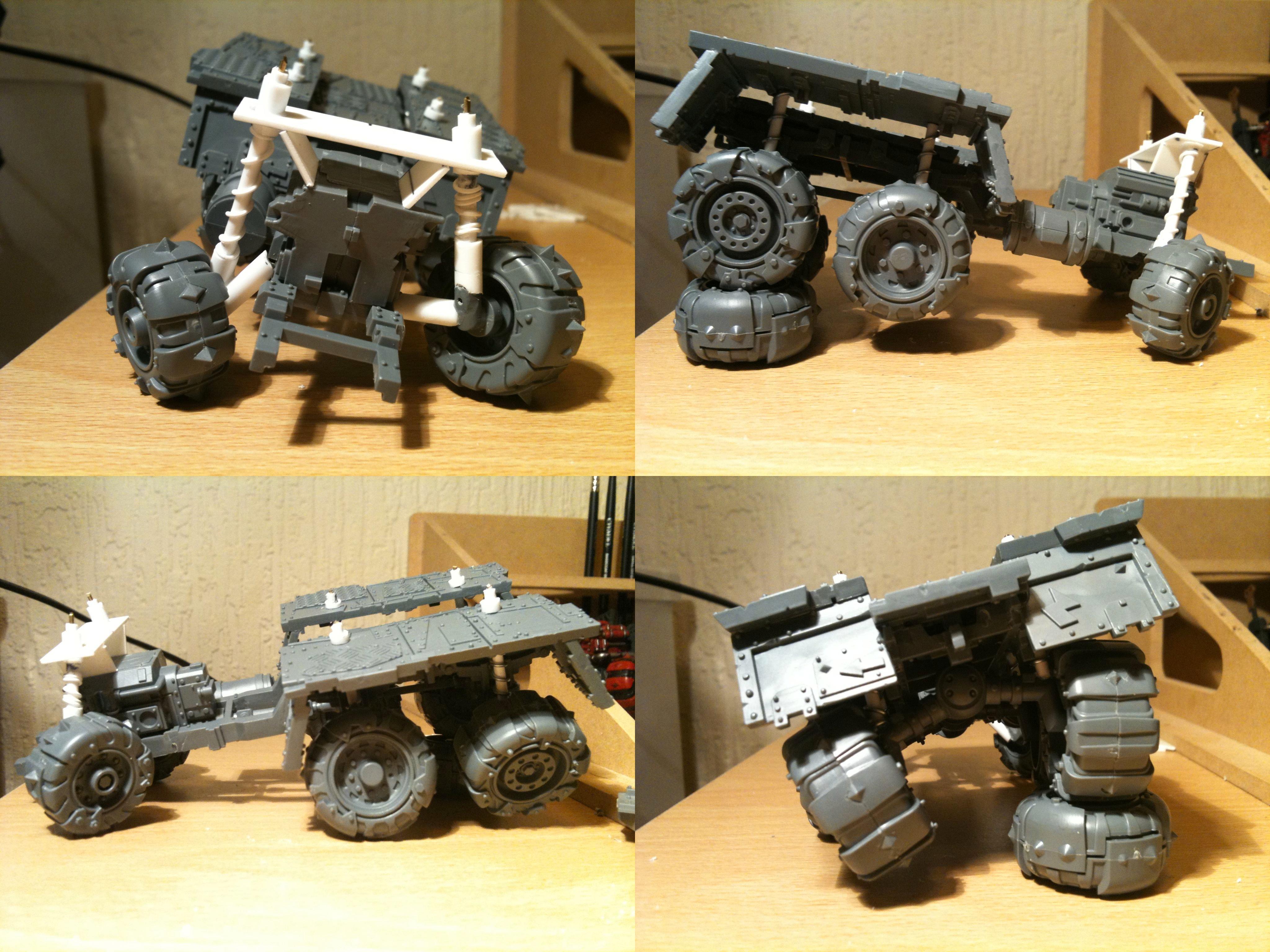 Da Dark Angelz, Orks, Trukk, Work In Progress