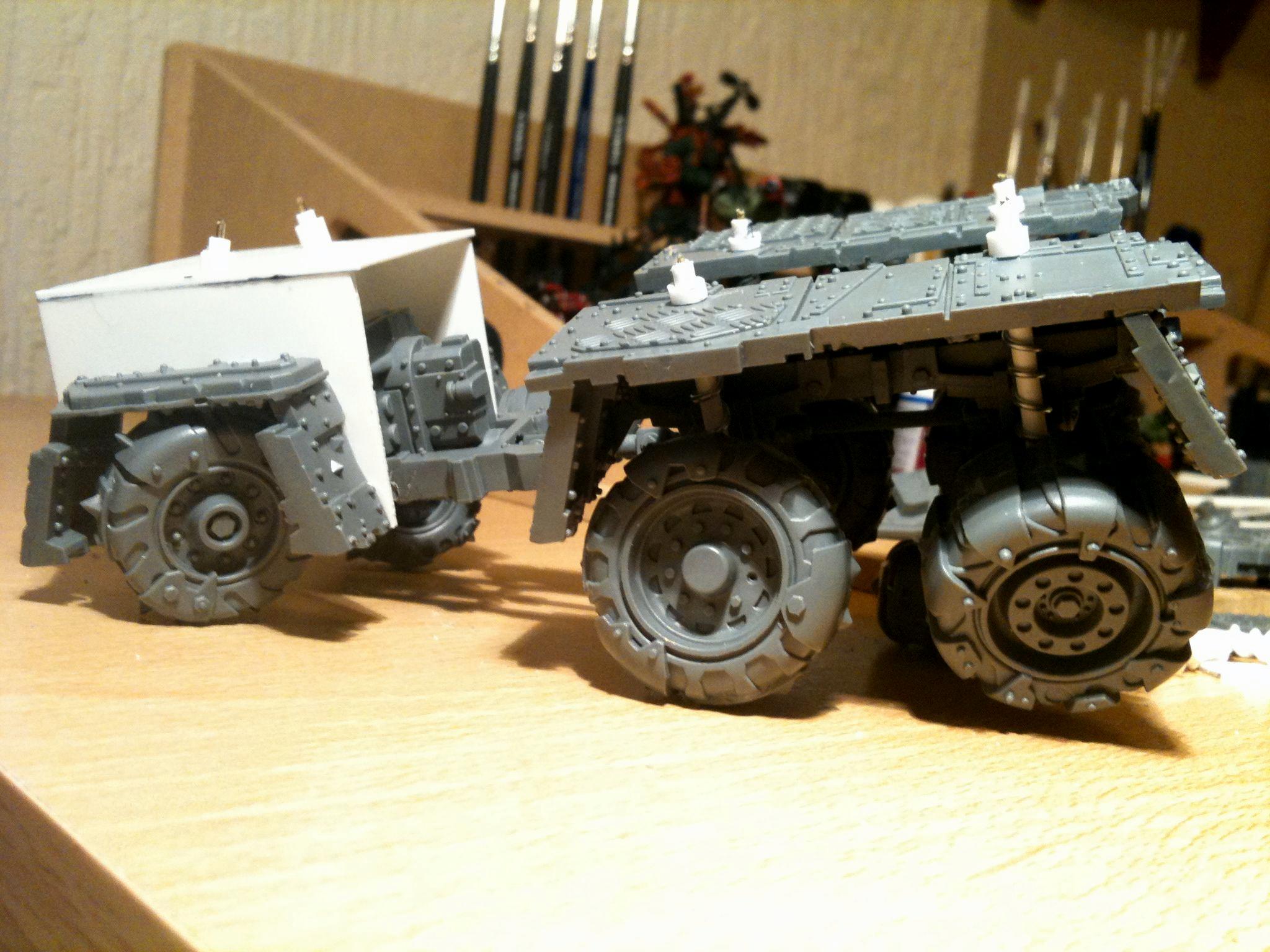 Da Dark Angelz, Orks, Trukk, Work In Progress