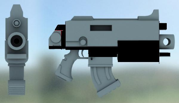 as for the bolter its a normal SM one with the bits in black removed